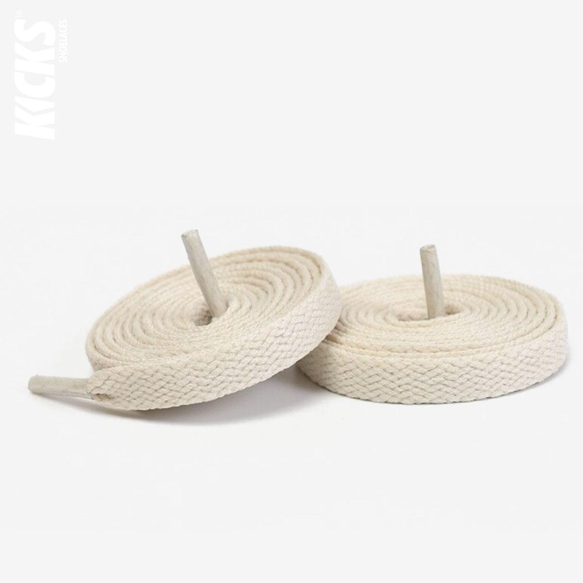 Adidas Galaxy 7 beige replacement shoe laces by Kicks Shoelaces