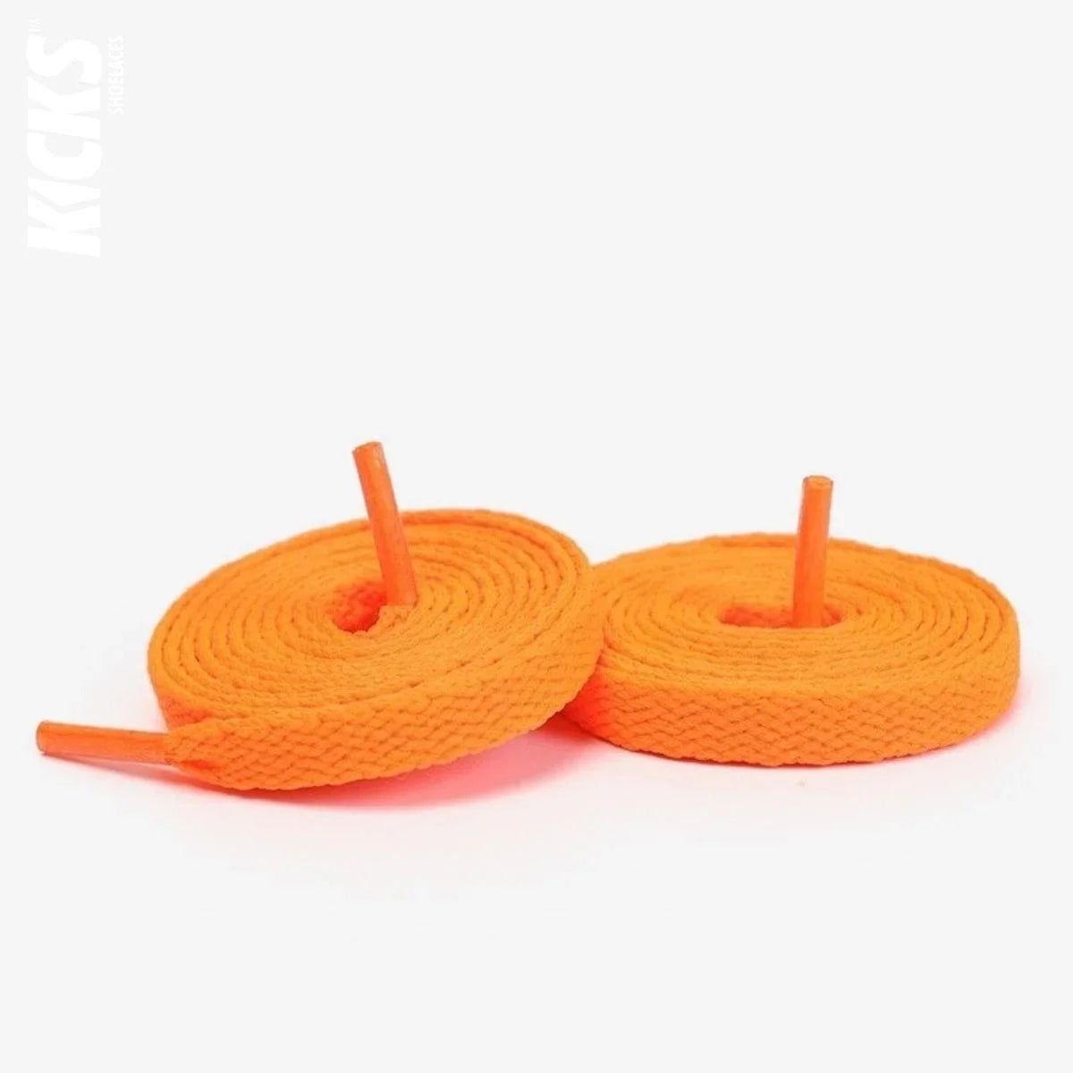 Adidas Galaxy 7 orange replacement shoe laces by Kicks Shoelaces