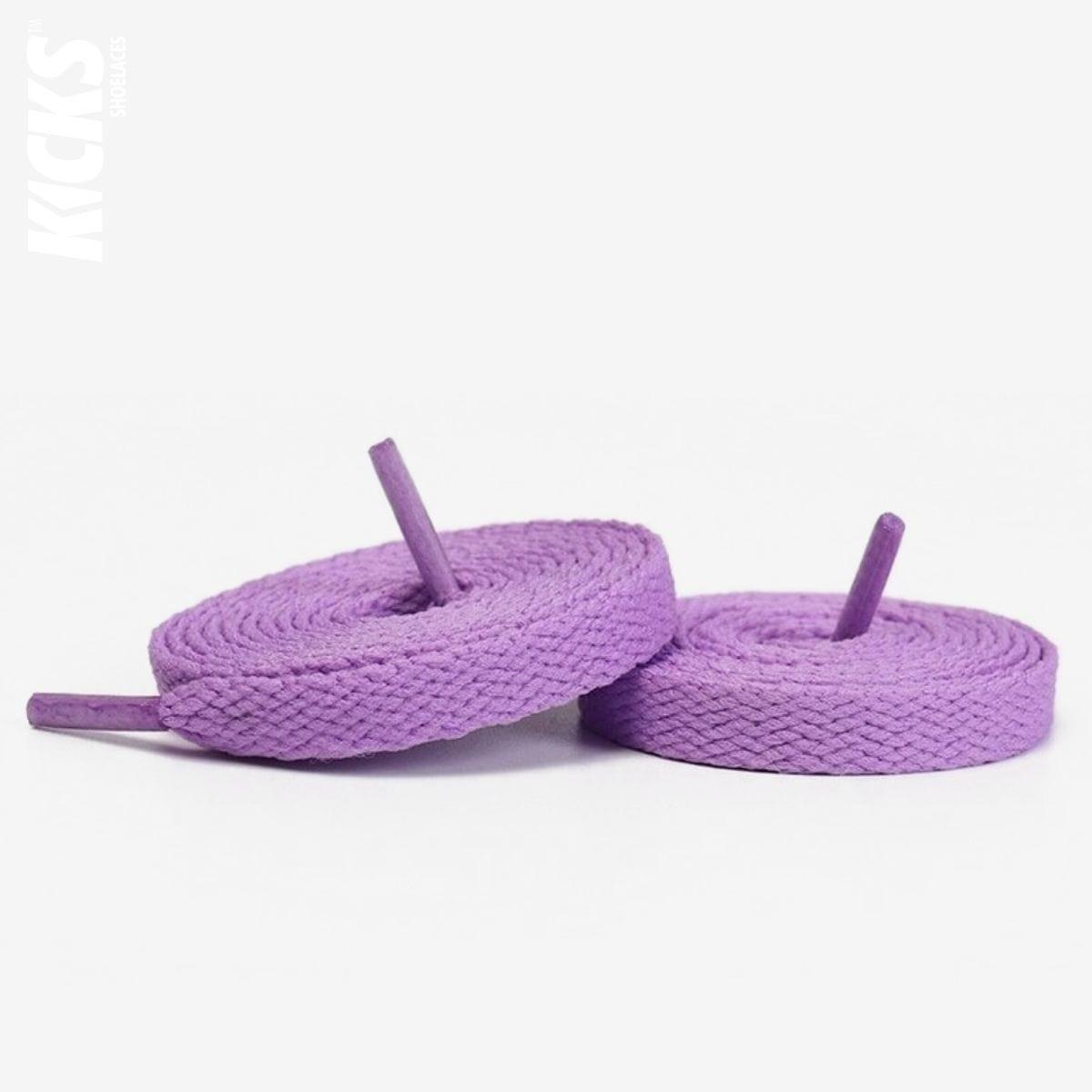 Adidas Galaxy 7 pastel purple replacement shoe laces by Kicks Shoelaces