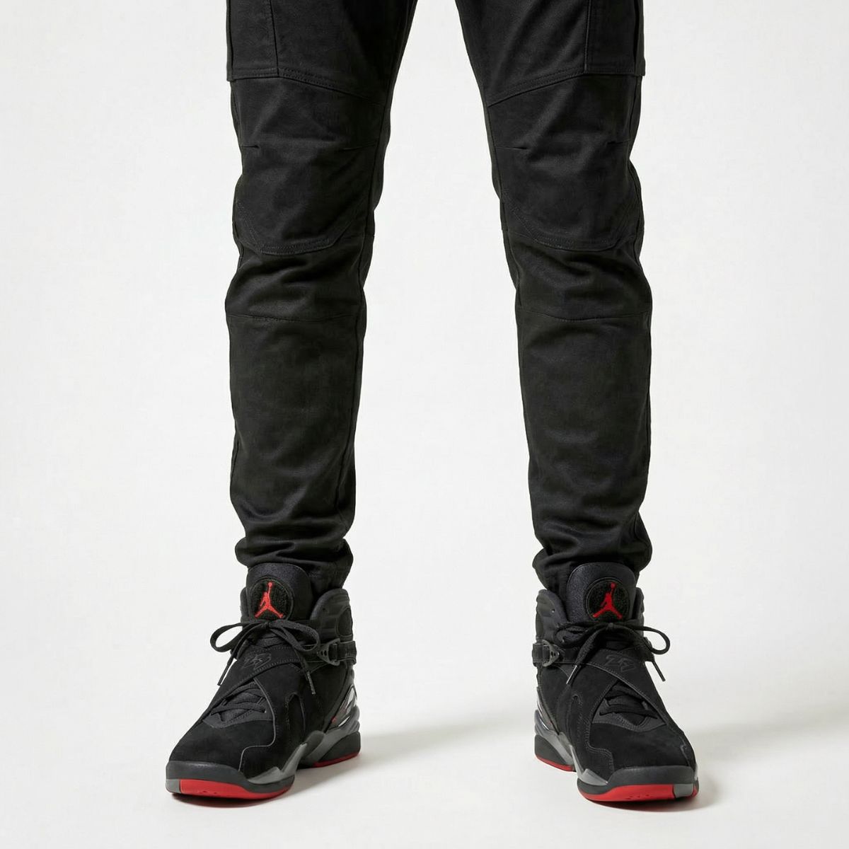 Replacement laces for Air Jordan 8 Retro sneakers, flat shoelaces by Kicks Shoelaces