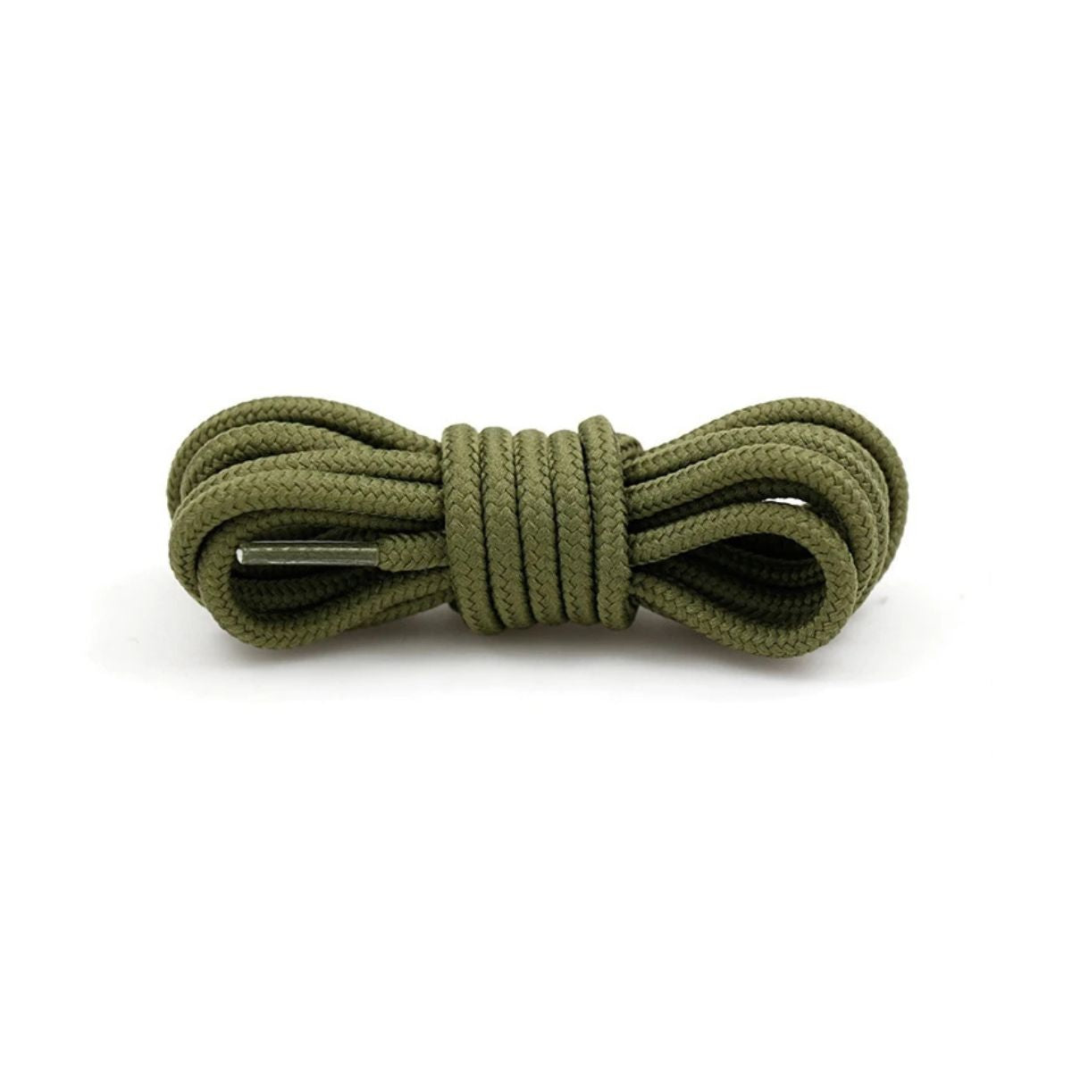 Army green replacement round shoelaces for Nike Air Max 97 shoes and sneakers