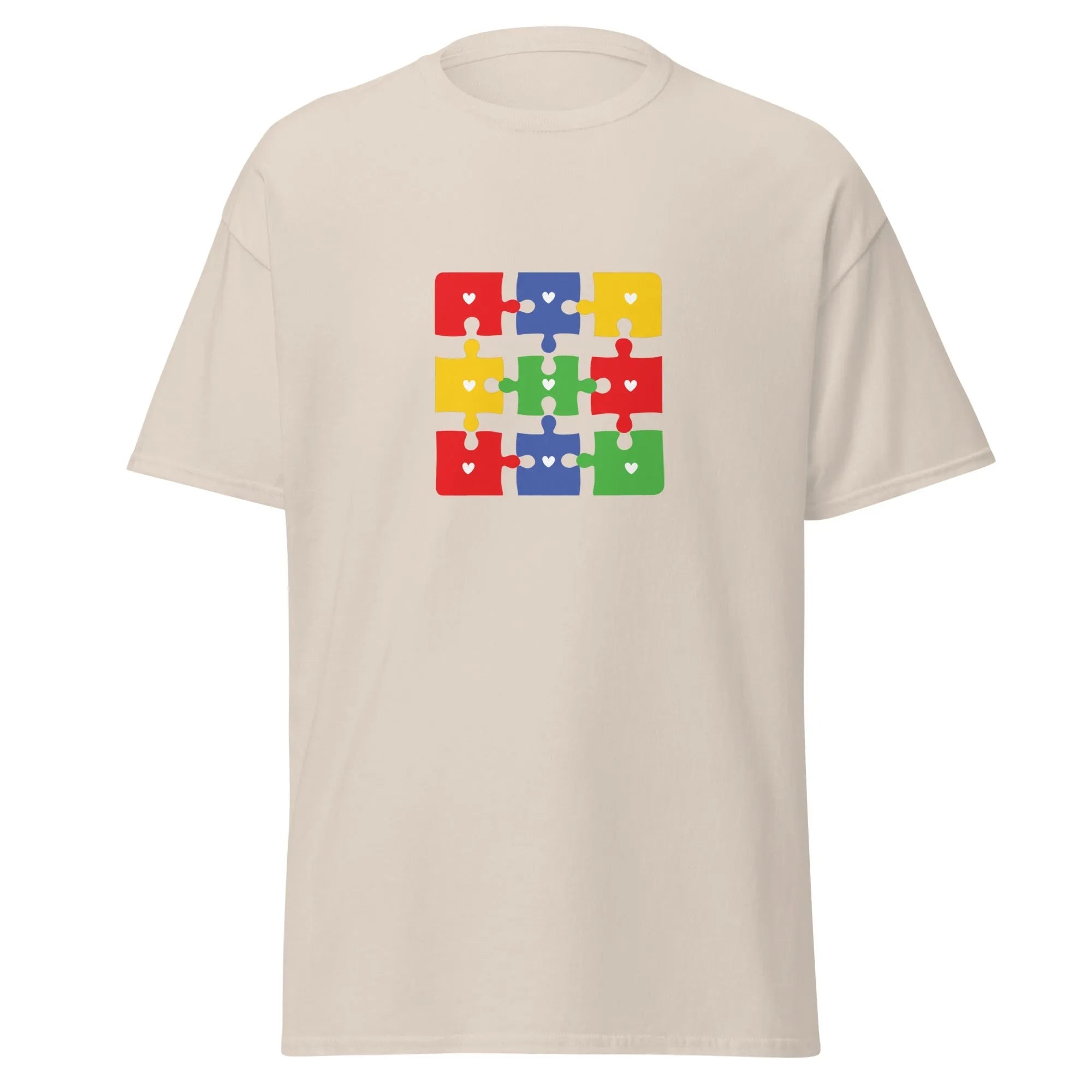 Autism Jigsaw Mens Custom T Shirt - Kicks Shoelaces