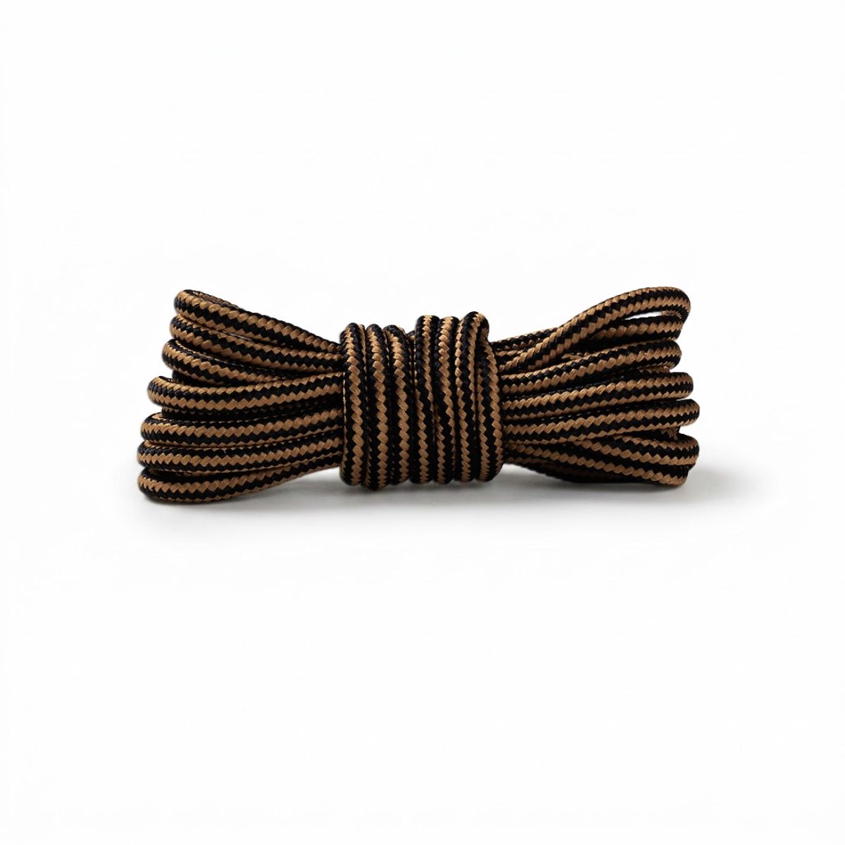 striped-two-color-shoelaces-for-casual-shoes-in-earth-brown-and-black