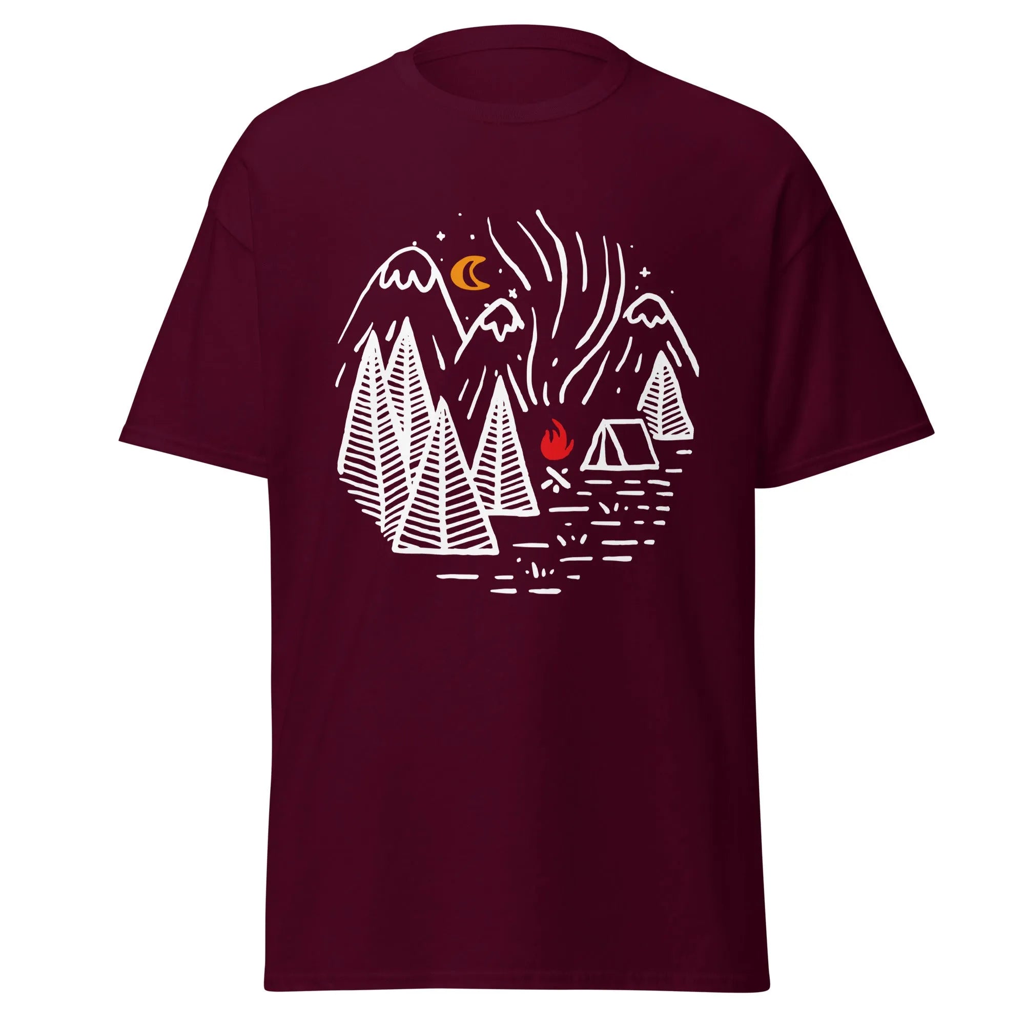 Camping Mens Graphic Tee - Kicks Shoelaces