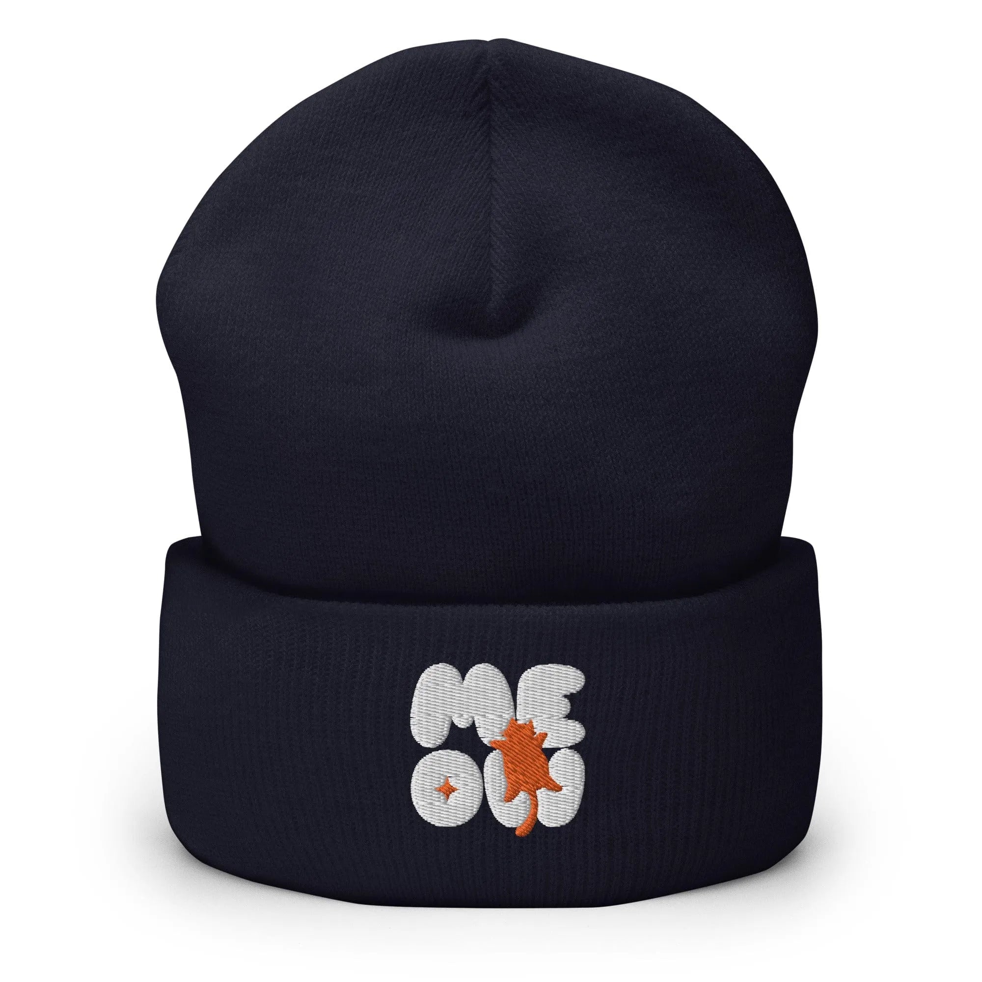 Meow Cat Cuffed Beanie