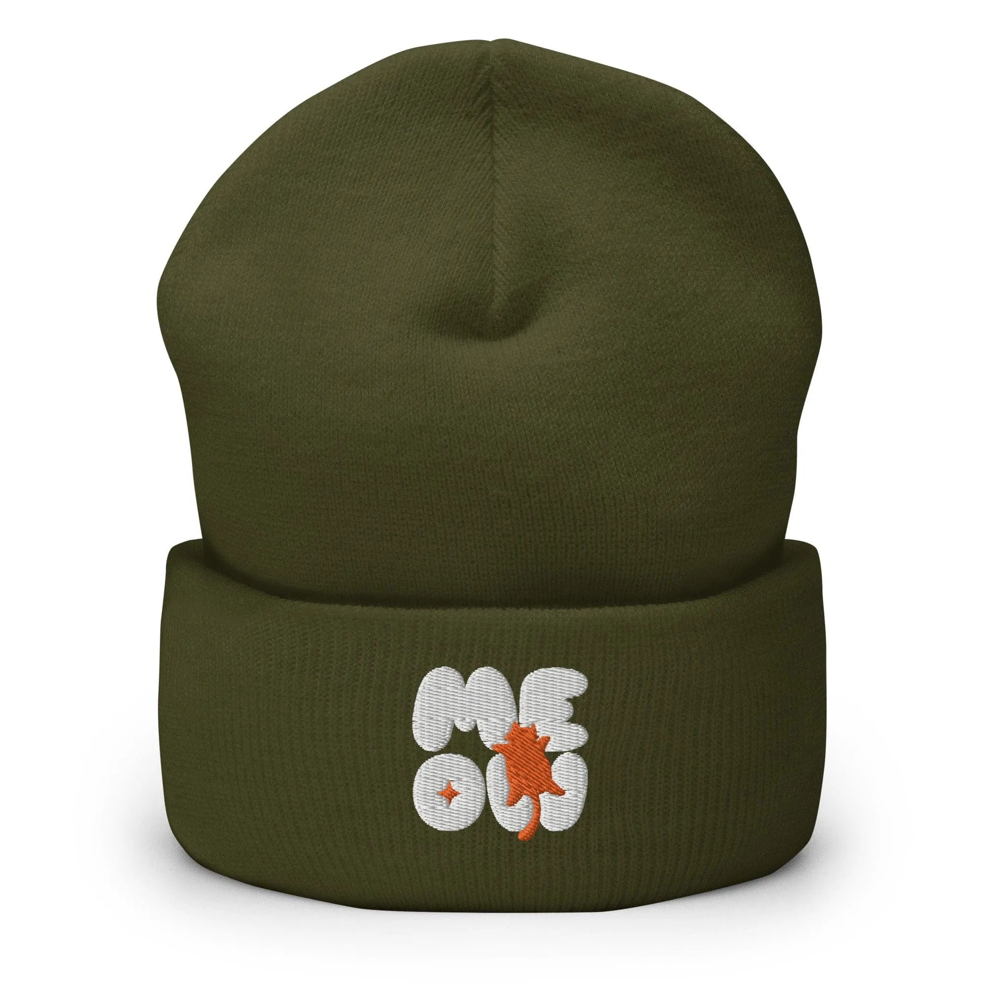 Meow Cat Cuffed Beanie