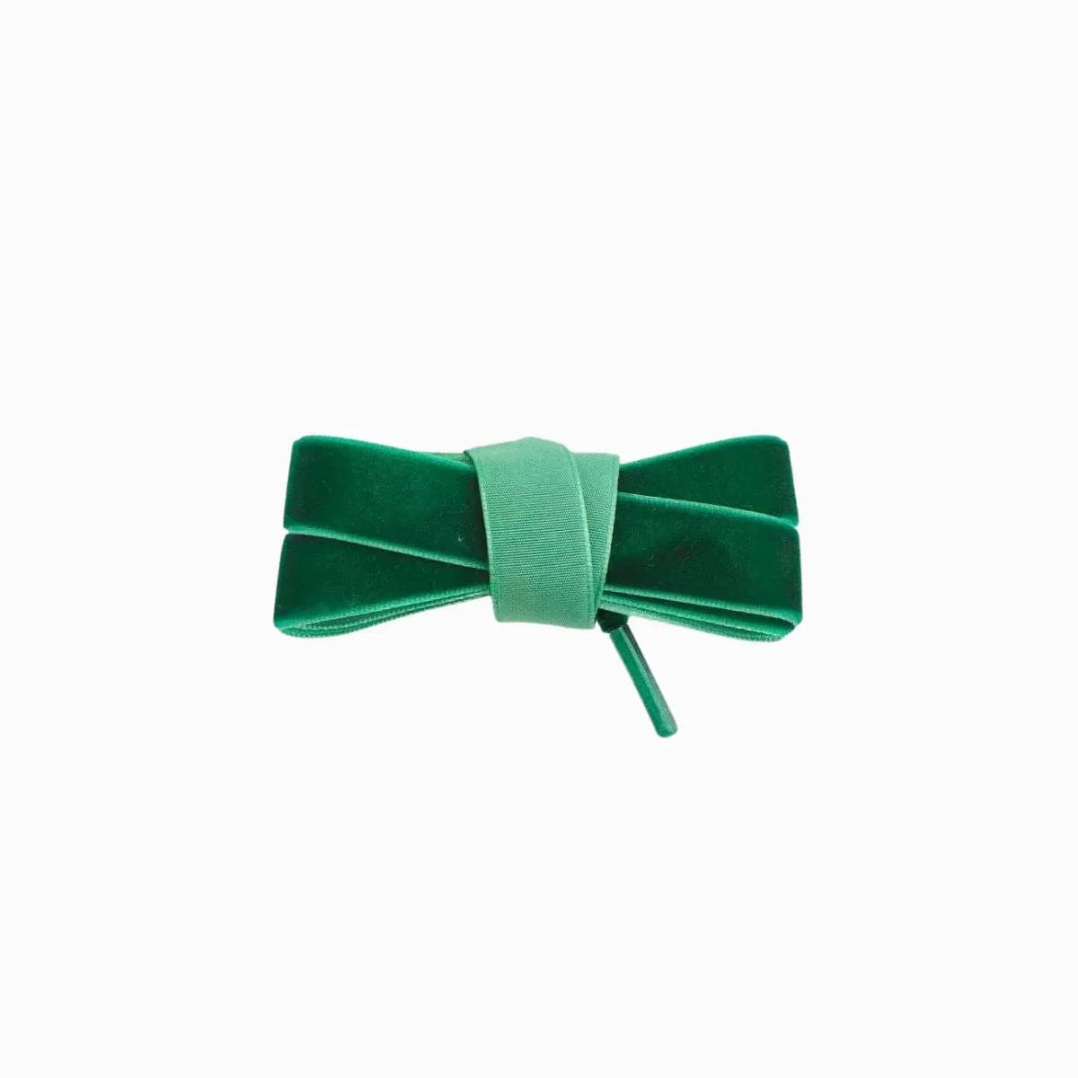 Green velvet fat laces for Adidas, Vans, and Converse sneakers by Kicks Shoelaces.