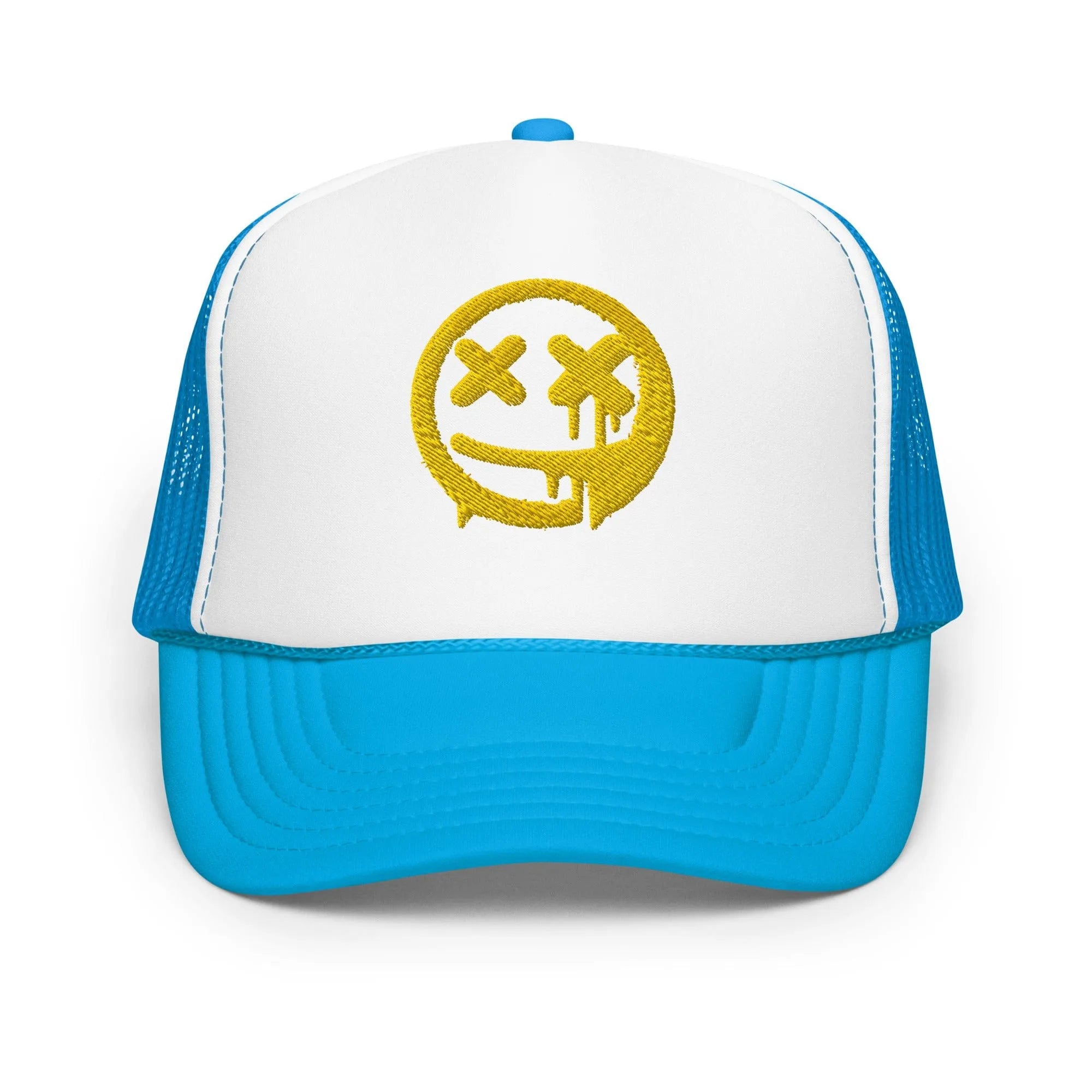 Smiley Face Meltdown Foam Trucker Hat