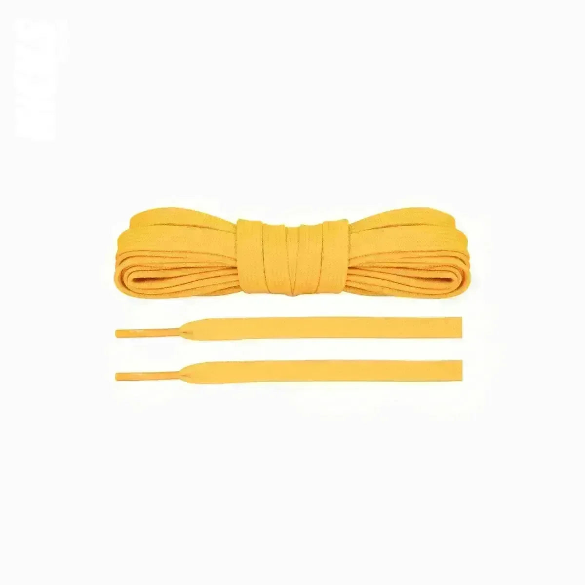 Golden yellow replacement laces for Hoka Bondi SR shoes by Kicks Shoelaces