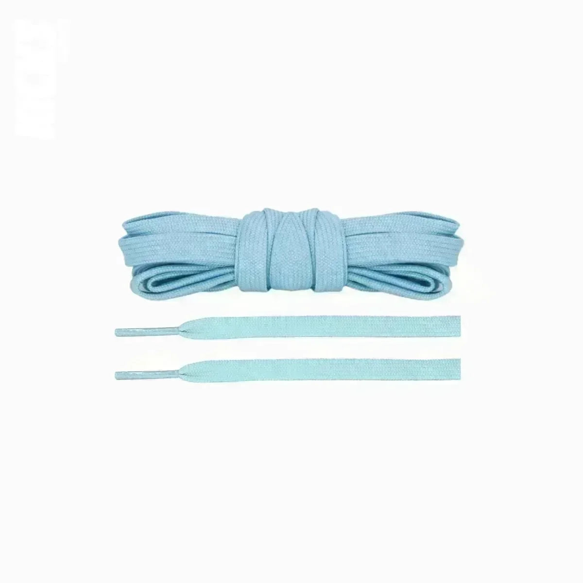 Light blue replacement laces for Hoka Bondi SR shoes by Kicks Shoelaces