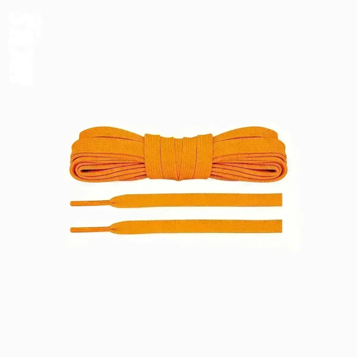 Orange replacement laces for Hoka Bondi SR shoes by Kicks Shoelaces