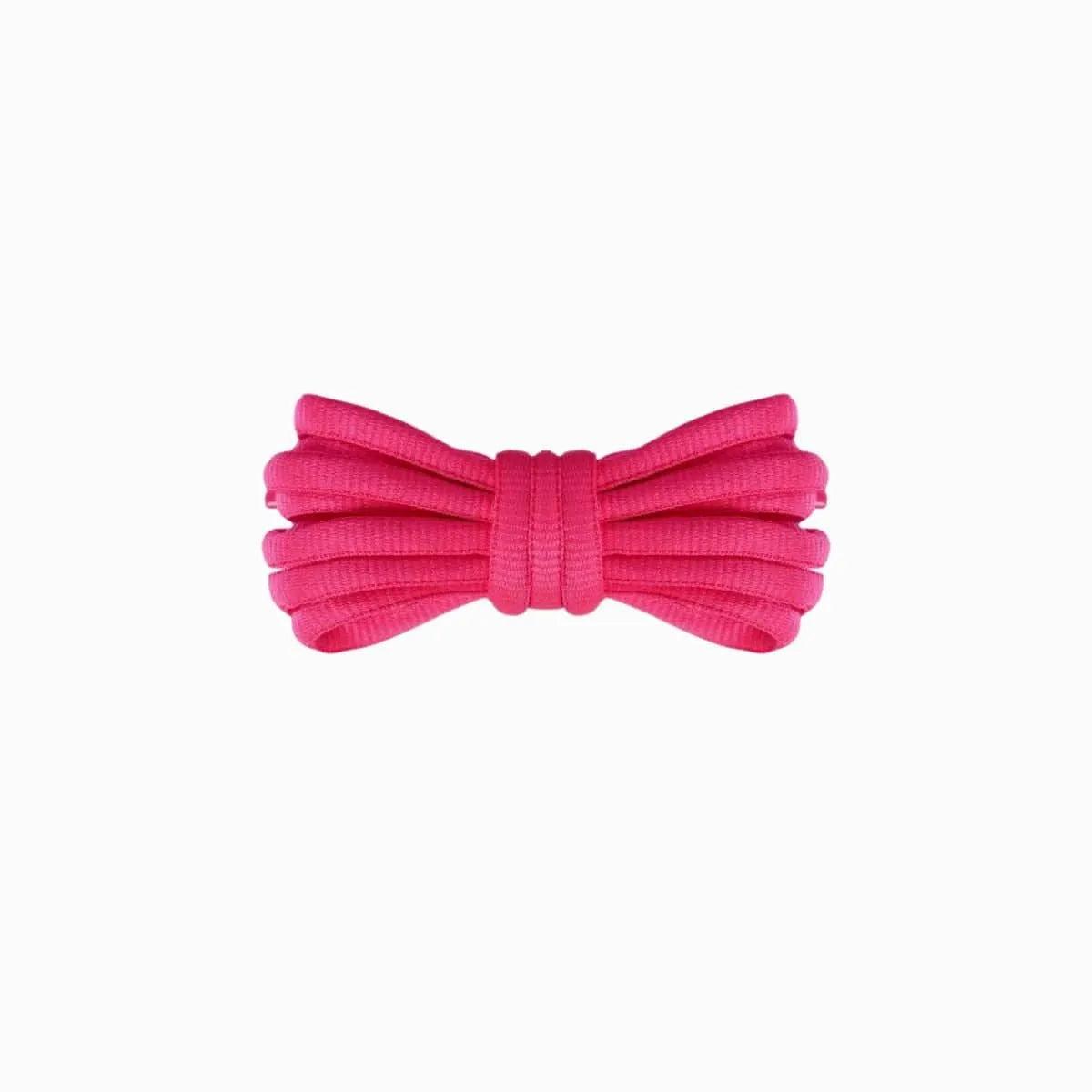 Hot pink Nike Zoom Vomero 5 replacement laces, oval laces by Kicks Shoelaces.