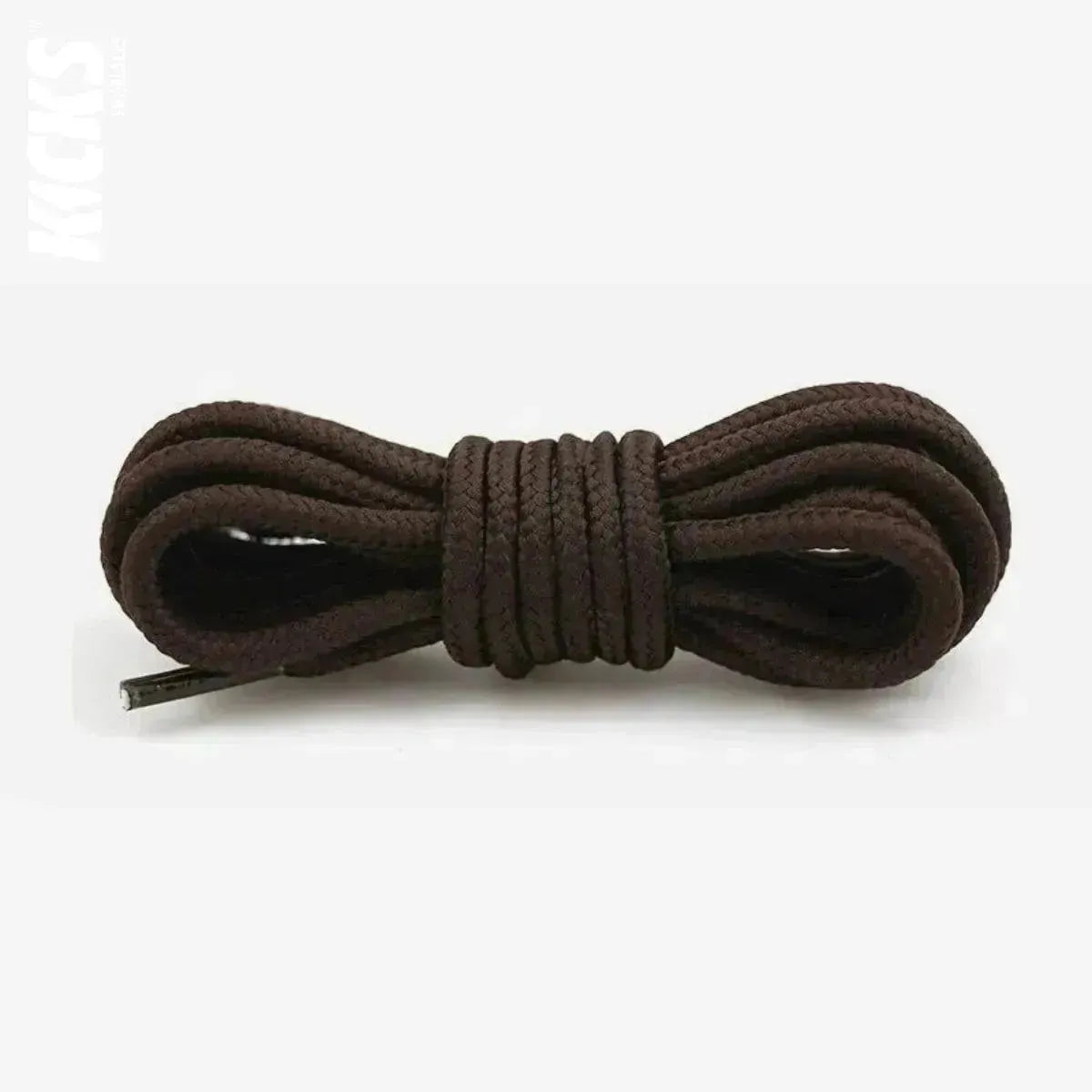 Dark brown replacement laces for Jordan 12 basketball shoes, round shoelaces by Kicks Shoelaces