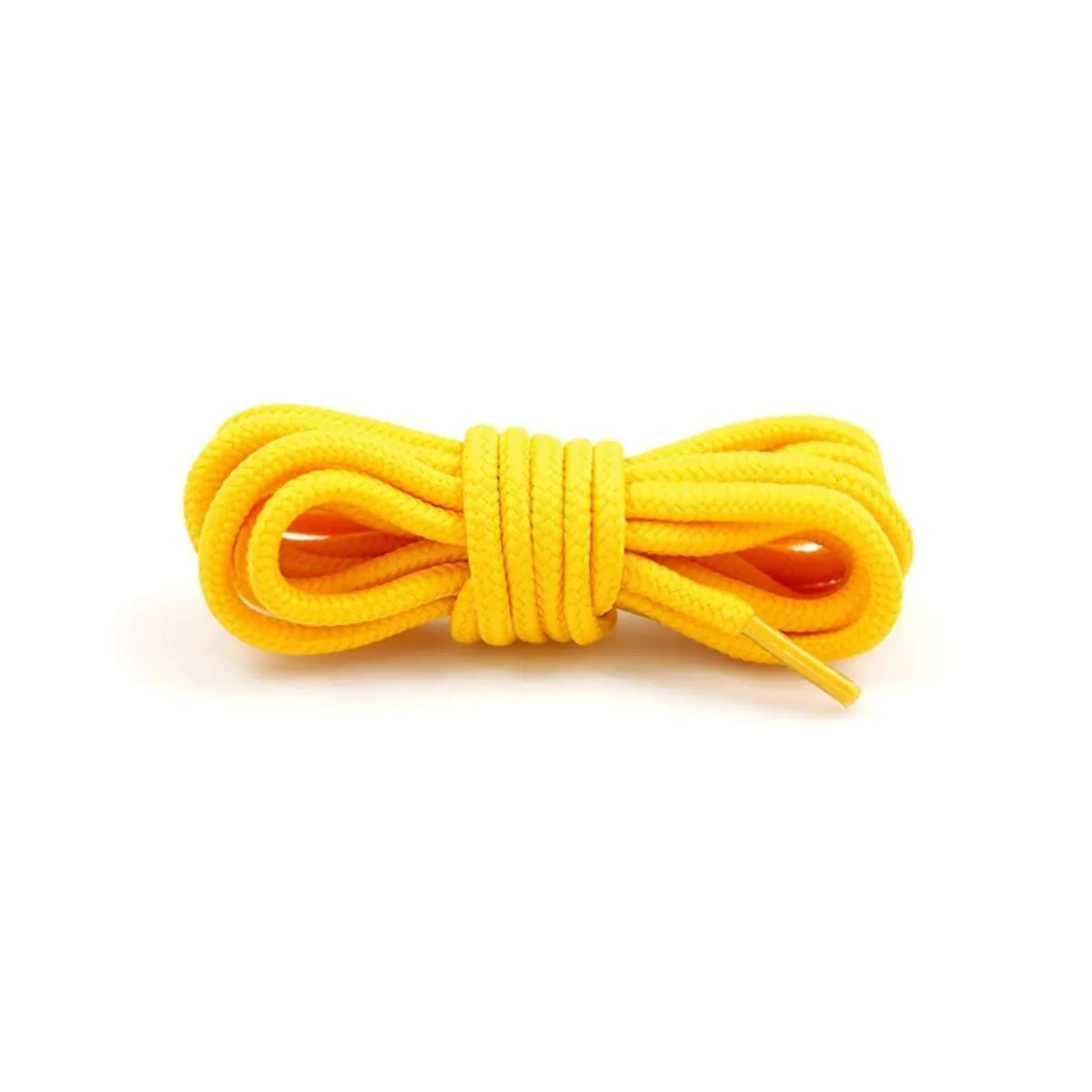 Golden yellow replacement laces for Jordan 12 basketball shoes, round shoelaces by Kicks Shoelaces