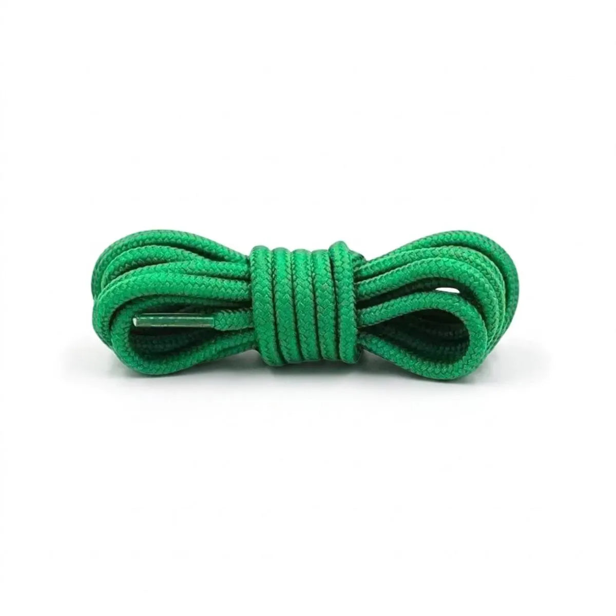Green replacement laces for Jordan 12 basketball shoes, round shoelaces by Kicks Shoelaces