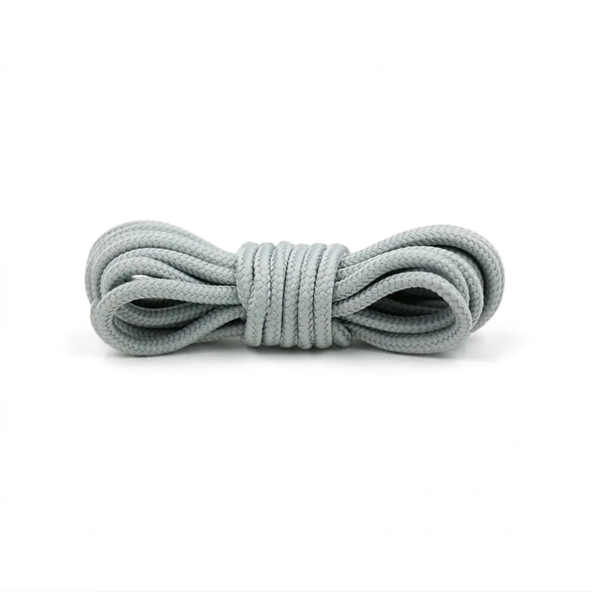 Light grey replacement laces for Jordan 12 basketball shoes, round shoelaces by Kicks Shoelaces