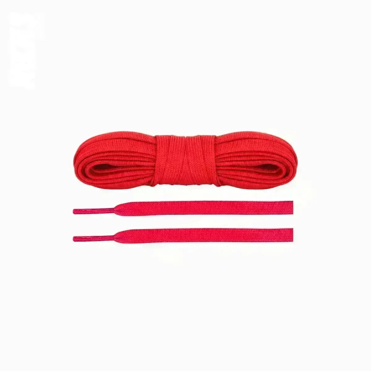 Red replacement laces for Jordan Heir Series basketball shoes by Kicks Shoelaces