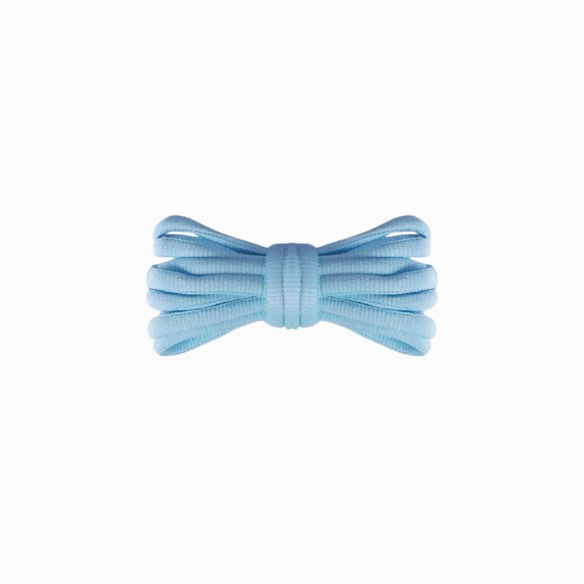 Light blue Nike Vapor 12 tennis shoe replacement laces, oval laces by Kicks Shoelaces.