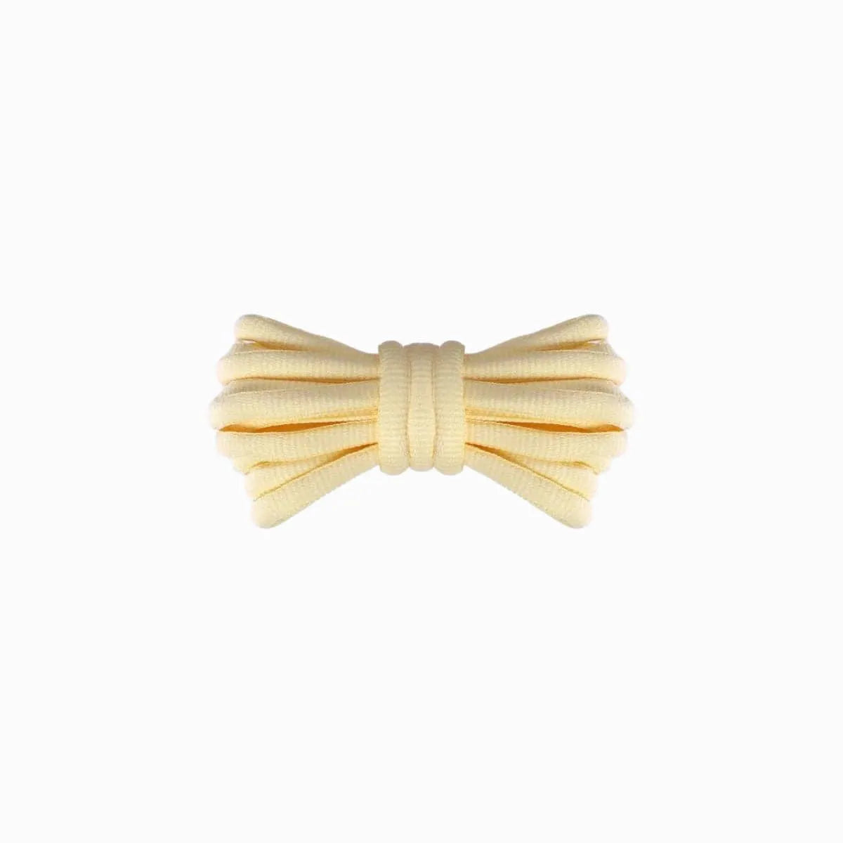 Light yellow Nike Vapor 12 tennis shoe replacement laces, oval laces by Kicks Shoelaces.