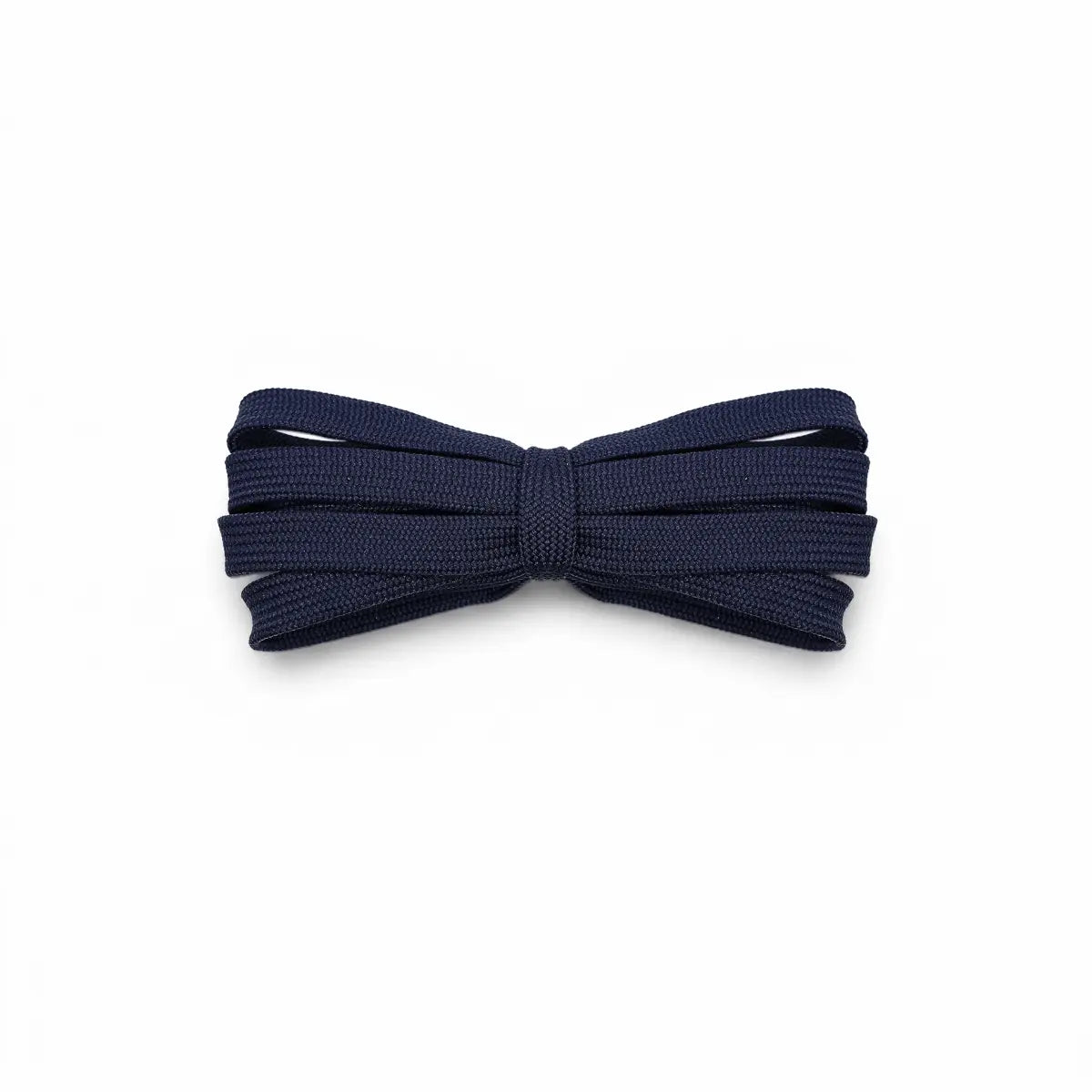 Navy blue Jordan 1 replacement laces, premium flat shoelaces designed for a stylish fit and authentic look by Kicks Shoelaces.