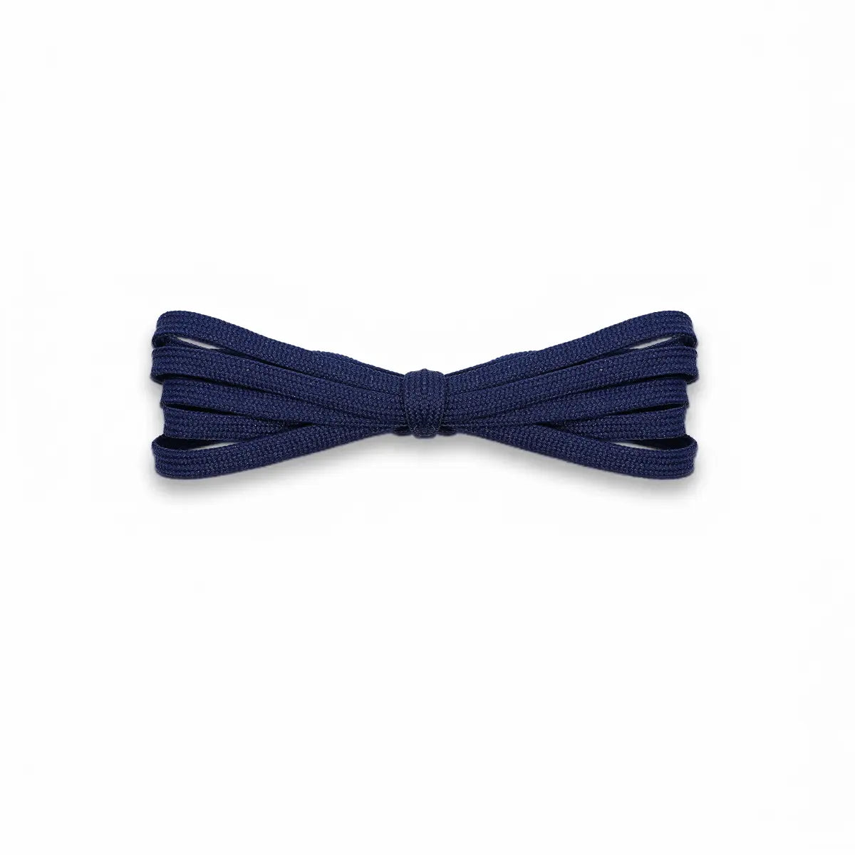 Navy blue replacement laces for running shoes, soccer cleats, and lifestyle sneakers by Kicks Shoelaces