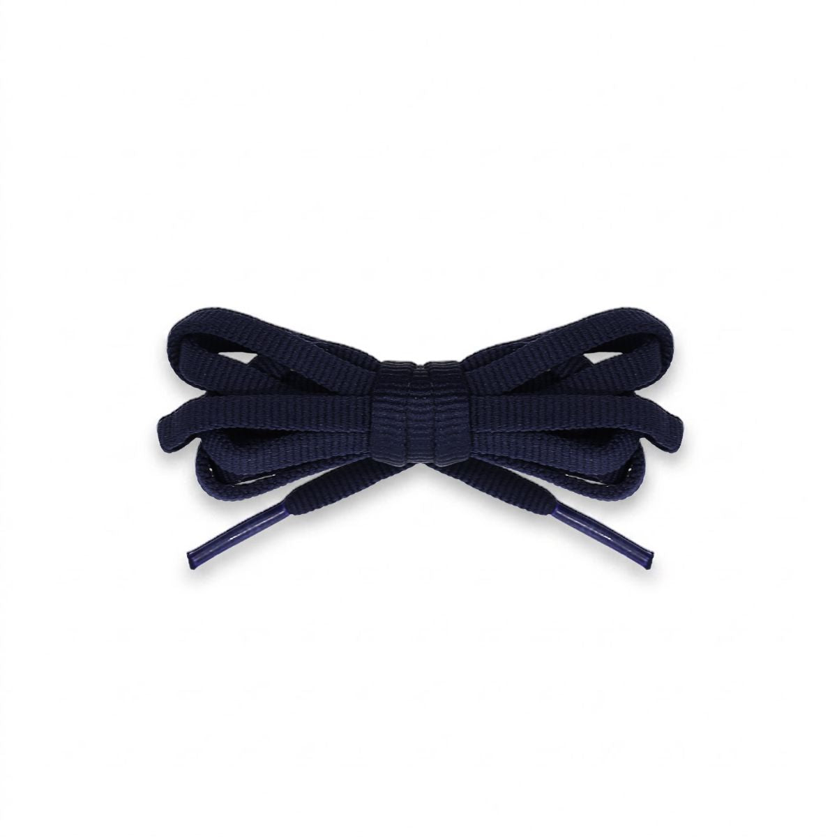 Navy blue replacement laces for Hoka Bondi 9 running shoes, designed for all-day comfort and support by Kicks Shoelaces.
