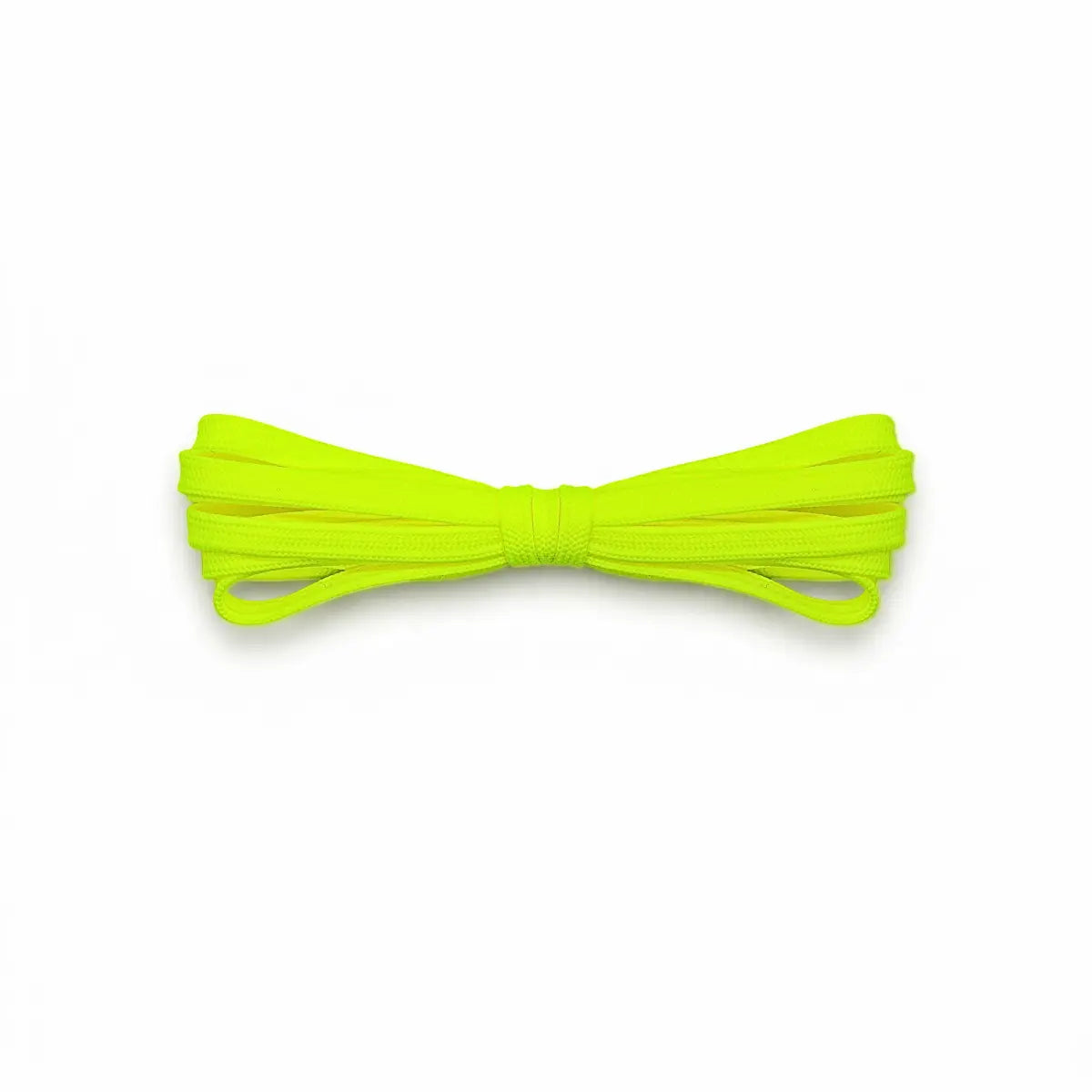 Neon yellow replacement laces for running shoes, soccer cleats, and lifestyle sneakers by Kicks Shoelaces