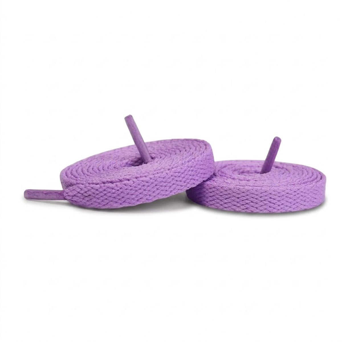 Light purple flat replacement laces for New Balance 550 sneakers by Kicks Shoelaces