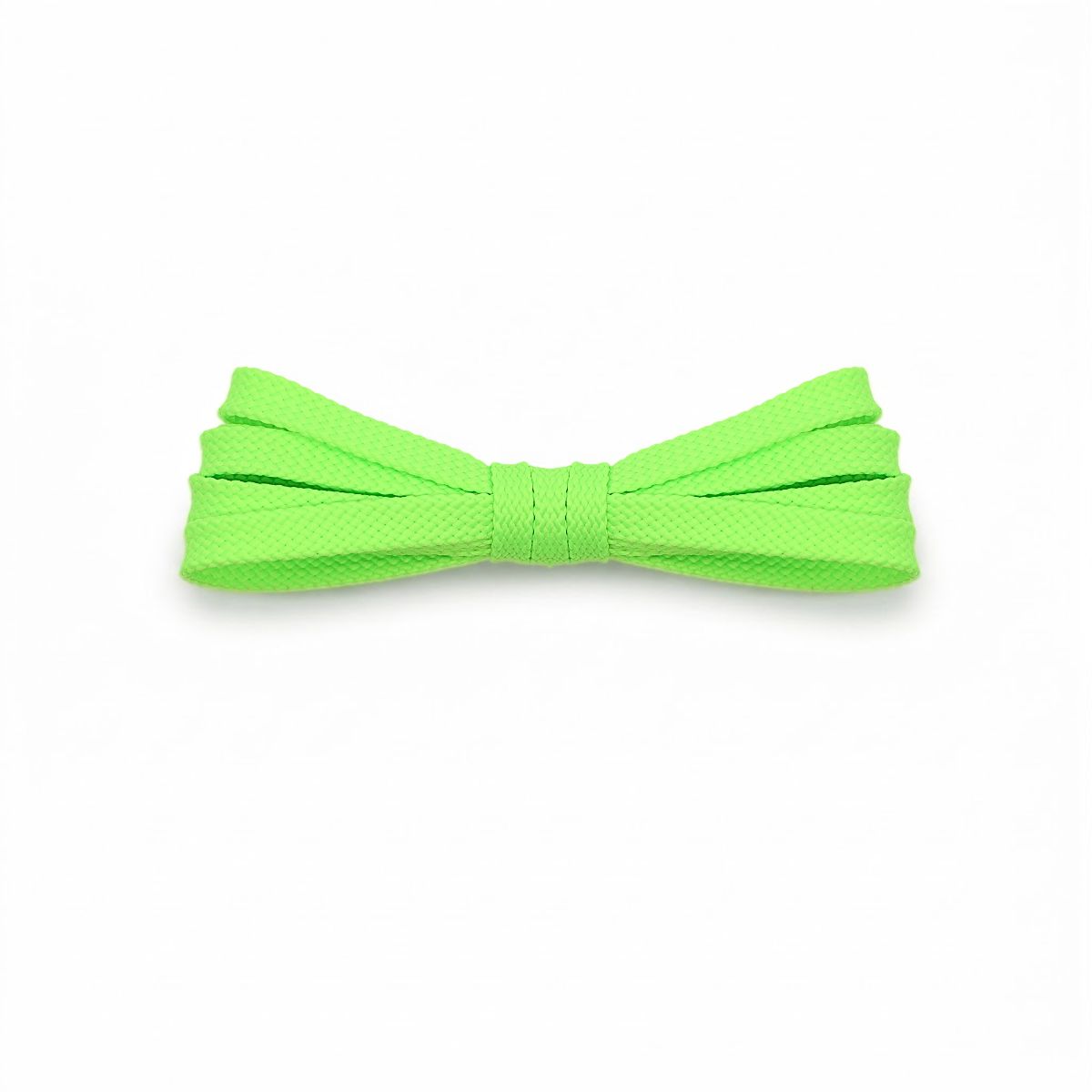 Fluorescent green flat laces for New Balance 997 shoes and sneakers by Kicks Shoelaces