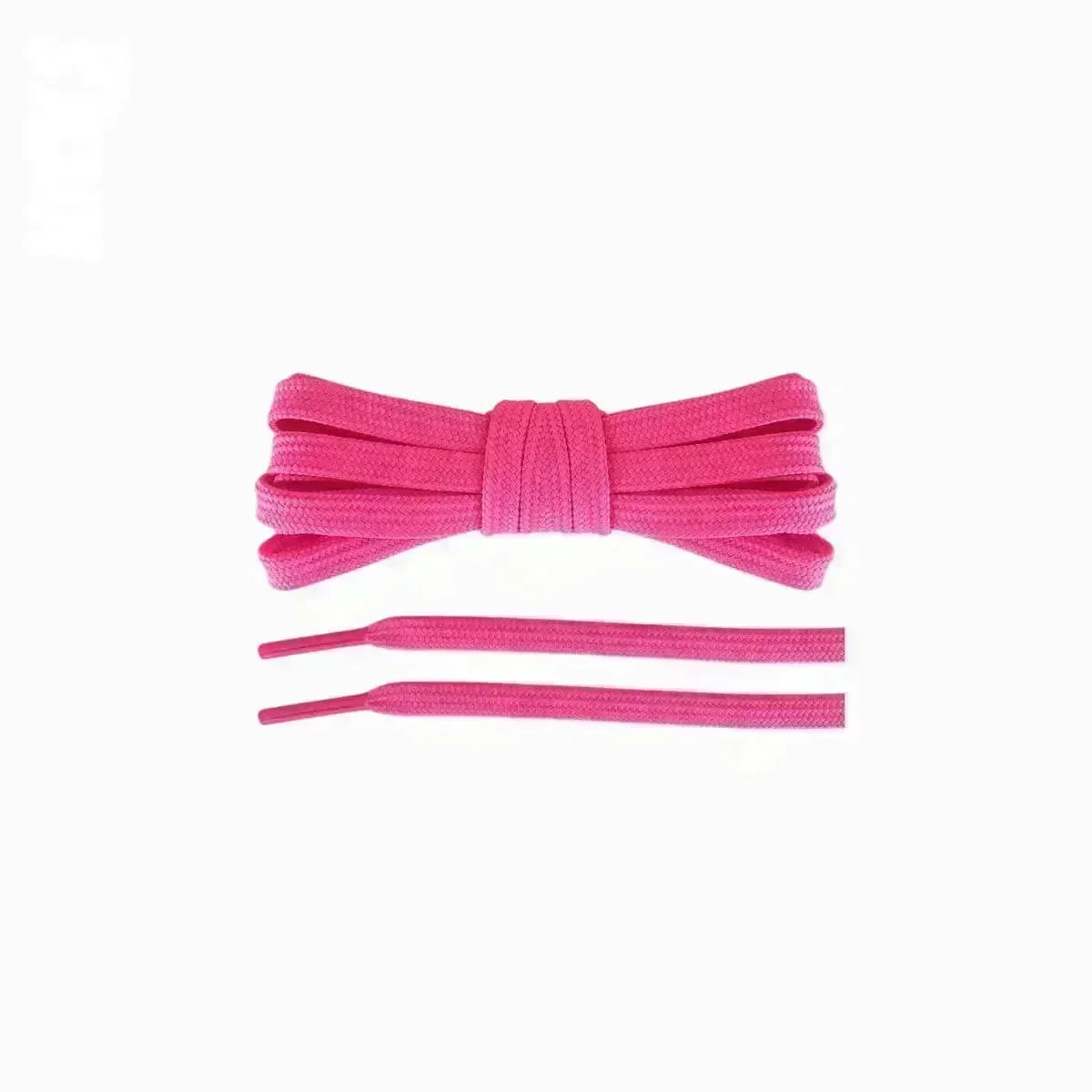 Hot pink replacement laces for New Balance Tekela V4 soccer cleats by Kicks Shoelaces.
