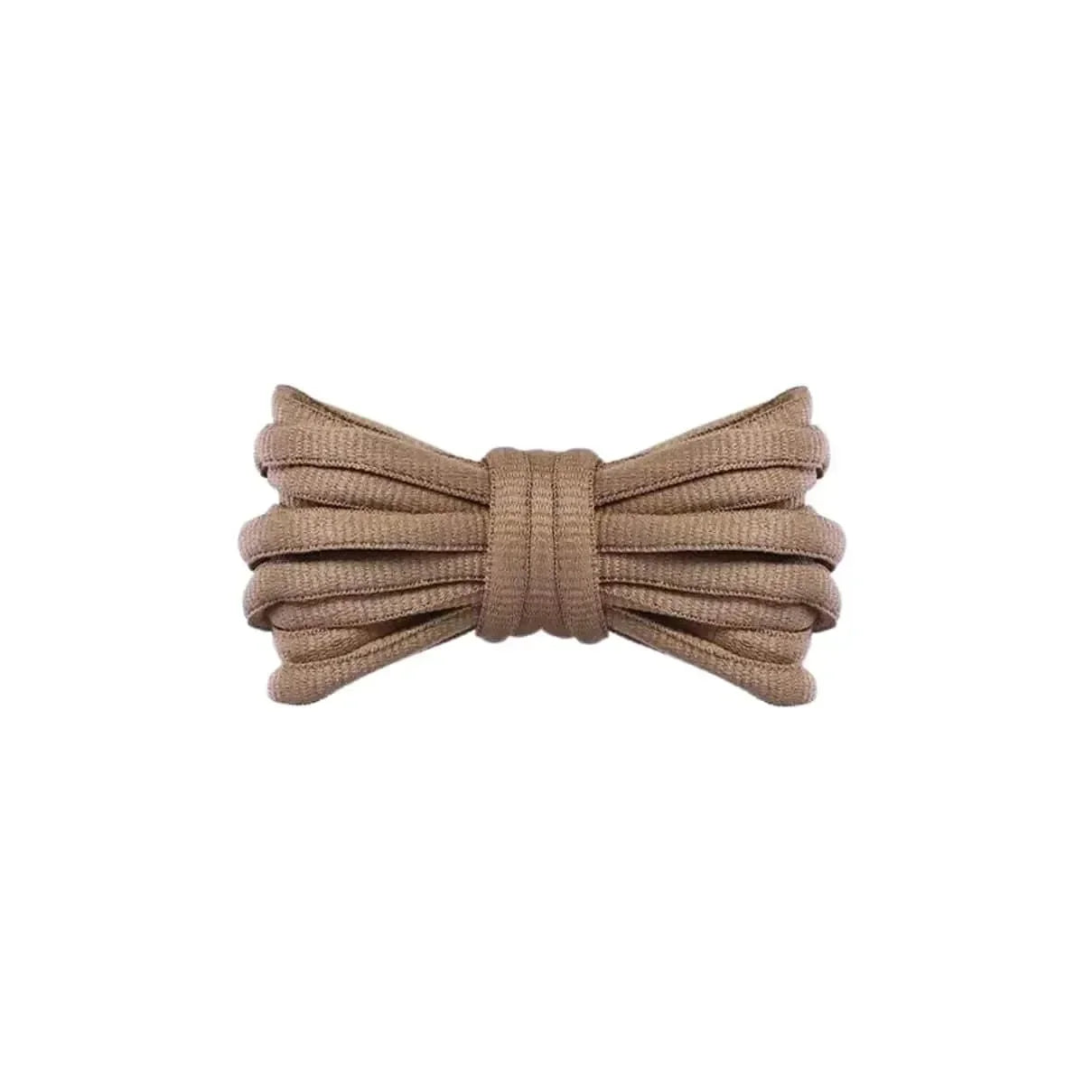 Brown replacement thick oval shoelaces shoes and sneakers
