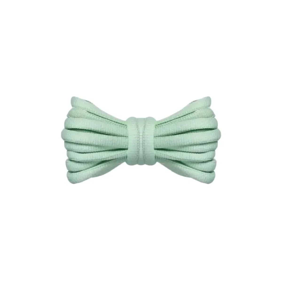 Light green replacement thick oval shoelaces shoes and sneakers