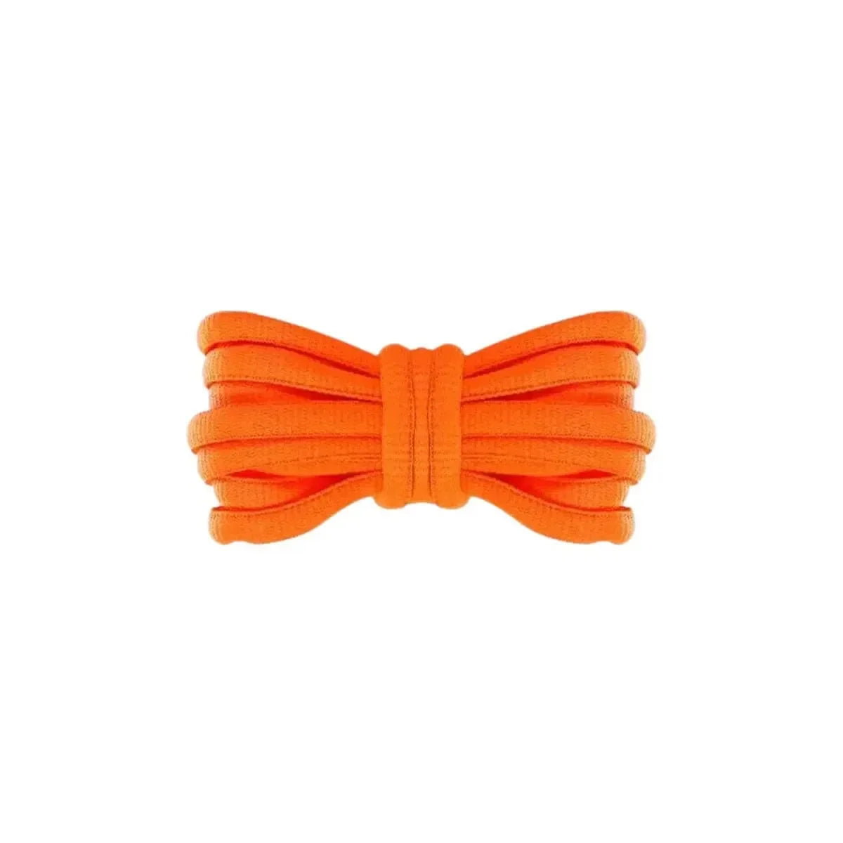 Orange replacement thick oval shoelaces shoes and sneakers