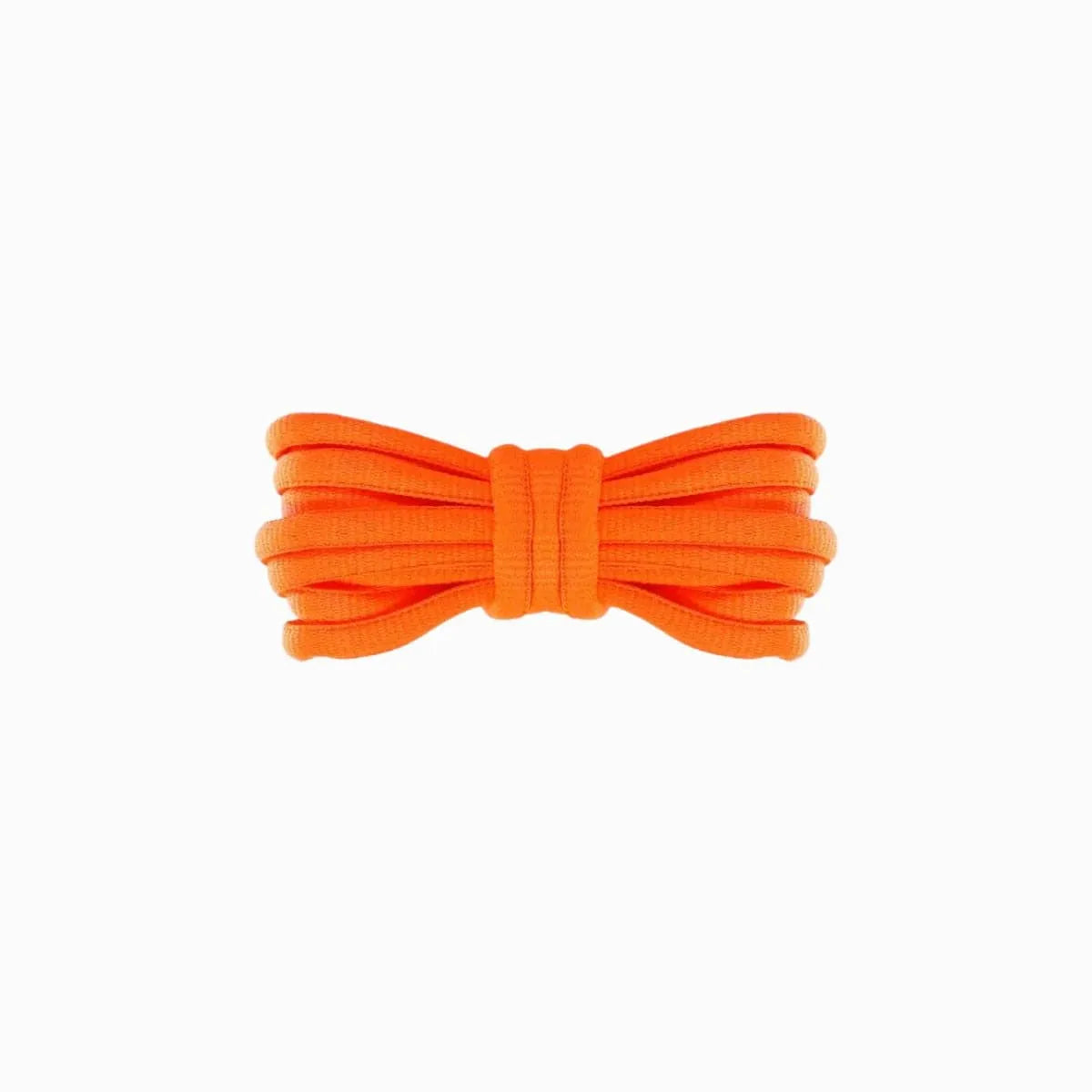 Orange Nike Shox R4 replacement laces, oval laces by Kicks Shoelaces.