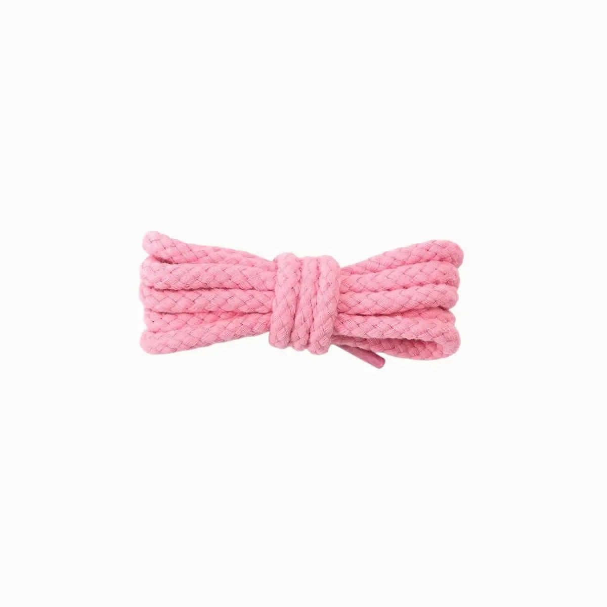 Pink thick rope laces for sneakerheads who want bold, fun shoelaces that help sneakers stand out.