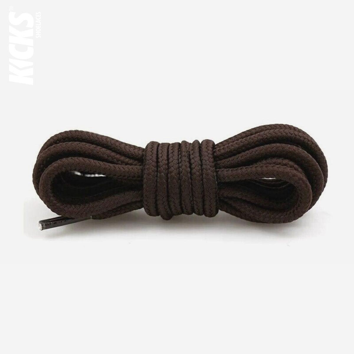 Dark brown replacement laces for Puma Spectra sneakers, round shoelaces by Kicks Shoelaces