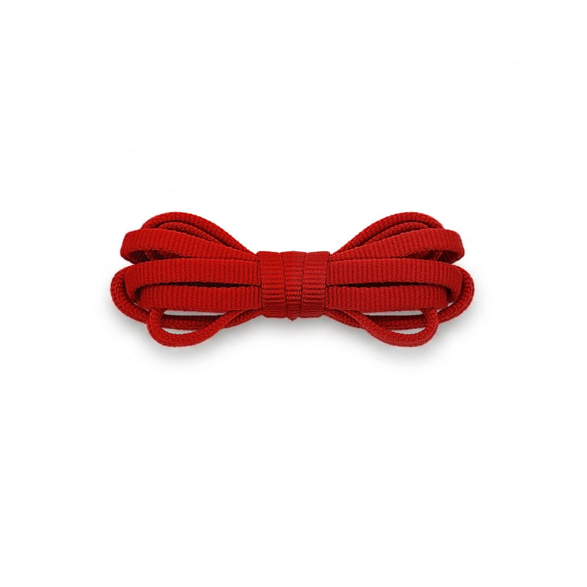 Red replacement shoelaces for Hoka Skyflow running shoes, laces designed for smooth daily runs by Kicks Shoelaces.