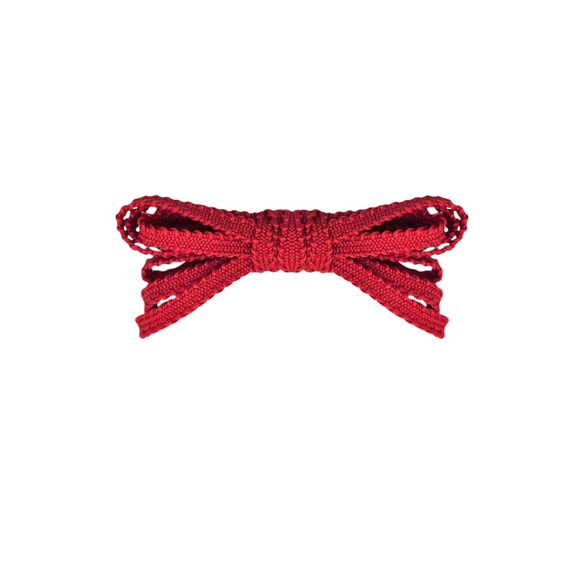 Red sawtooth laces for Nike Zoom Rival Distance Track Spikes by Kicks Shoelaces