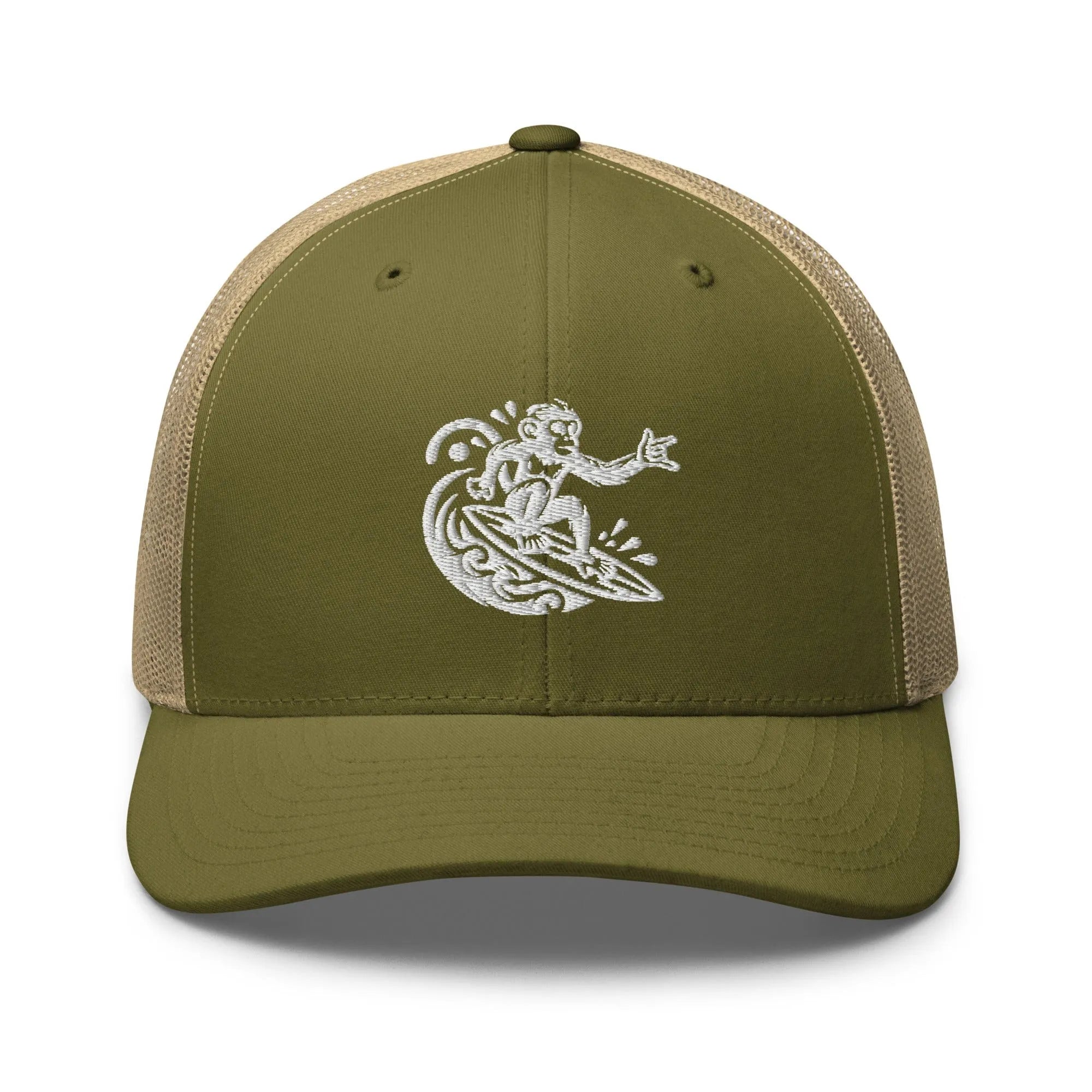 Monkey Surfing Trucker Hat