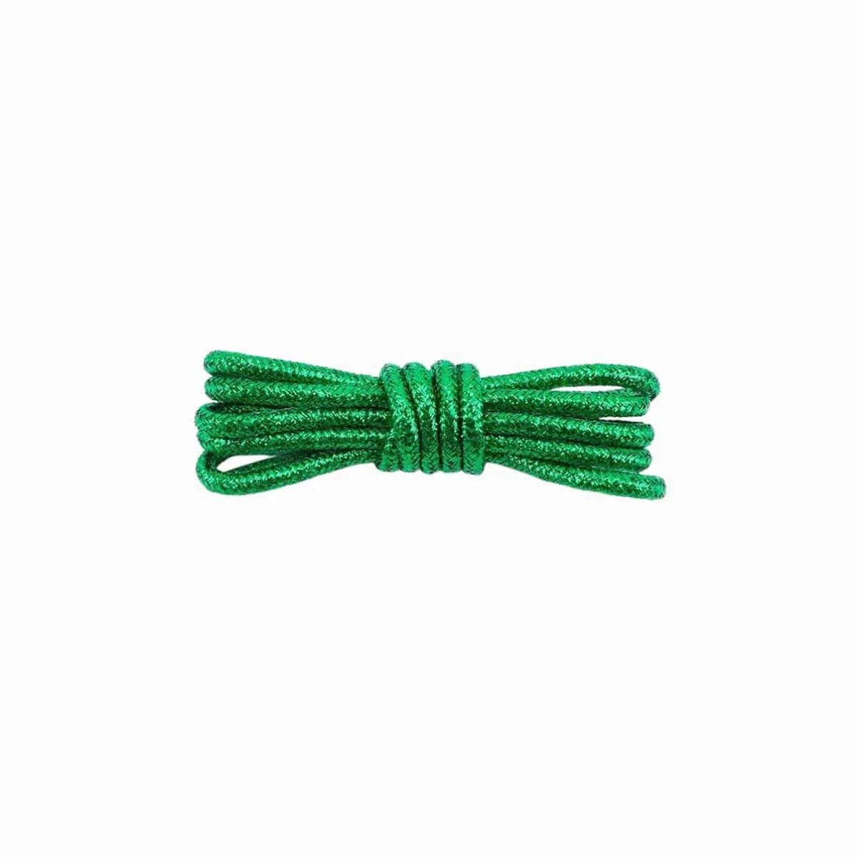 Sea Green Round Glitter Shoelaces