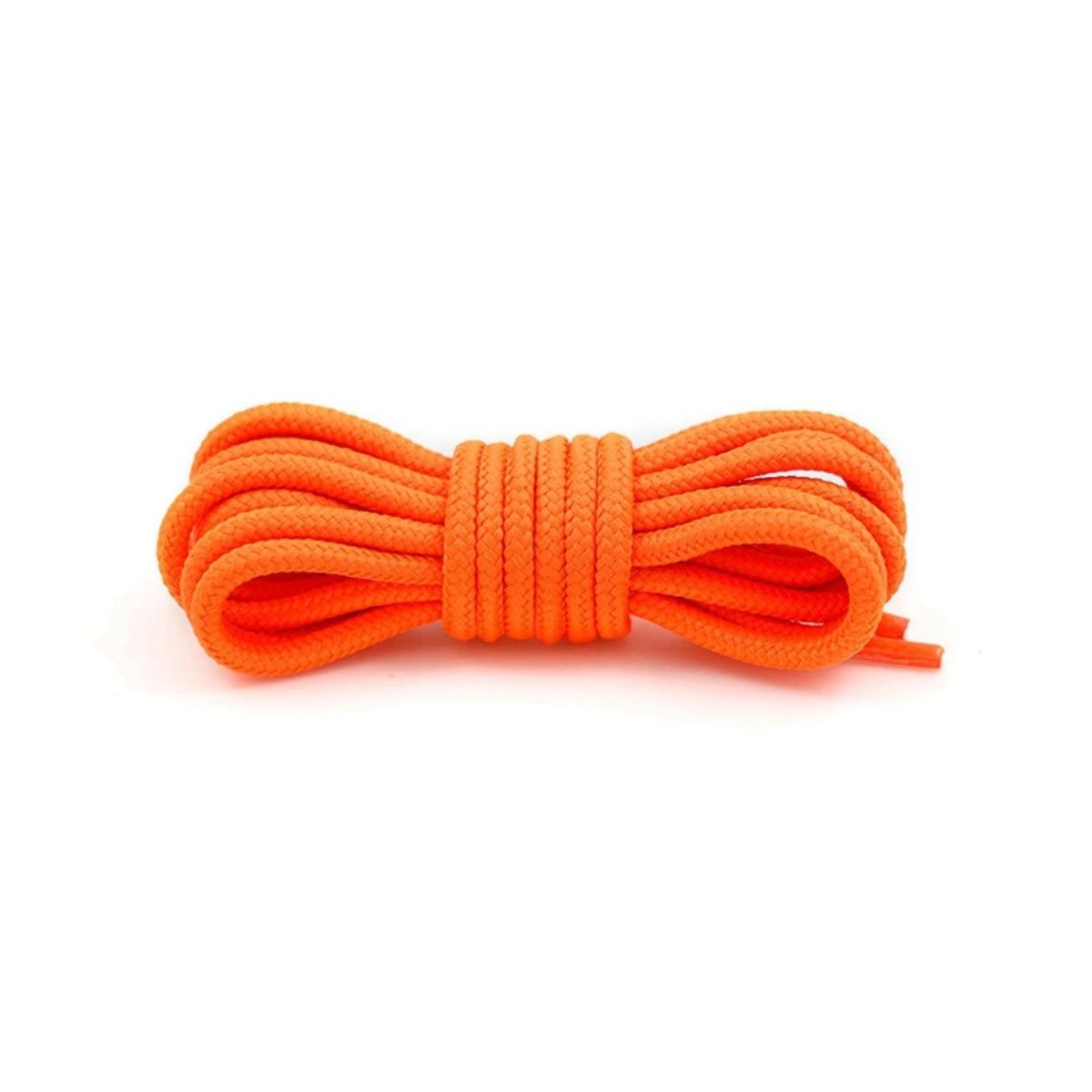 Orange replacement laces for Nike Air Bakin sneakers, round shoelaces by Kicks Shoelaces