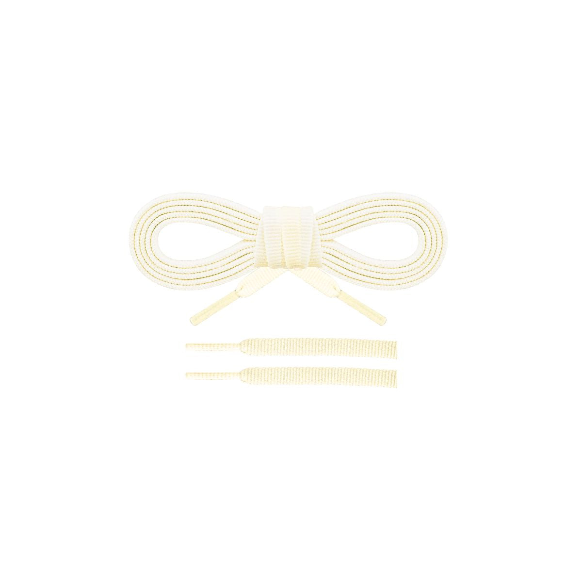 Vanilla shoelaces for running shoes, durable and secure replacement laces designed for daily runs and training by Kicks Shoelaces.