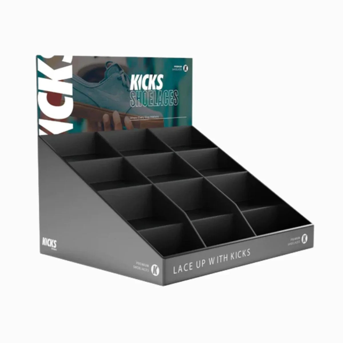 Kicks Shoelace Display | Turn Browsers into Buyers