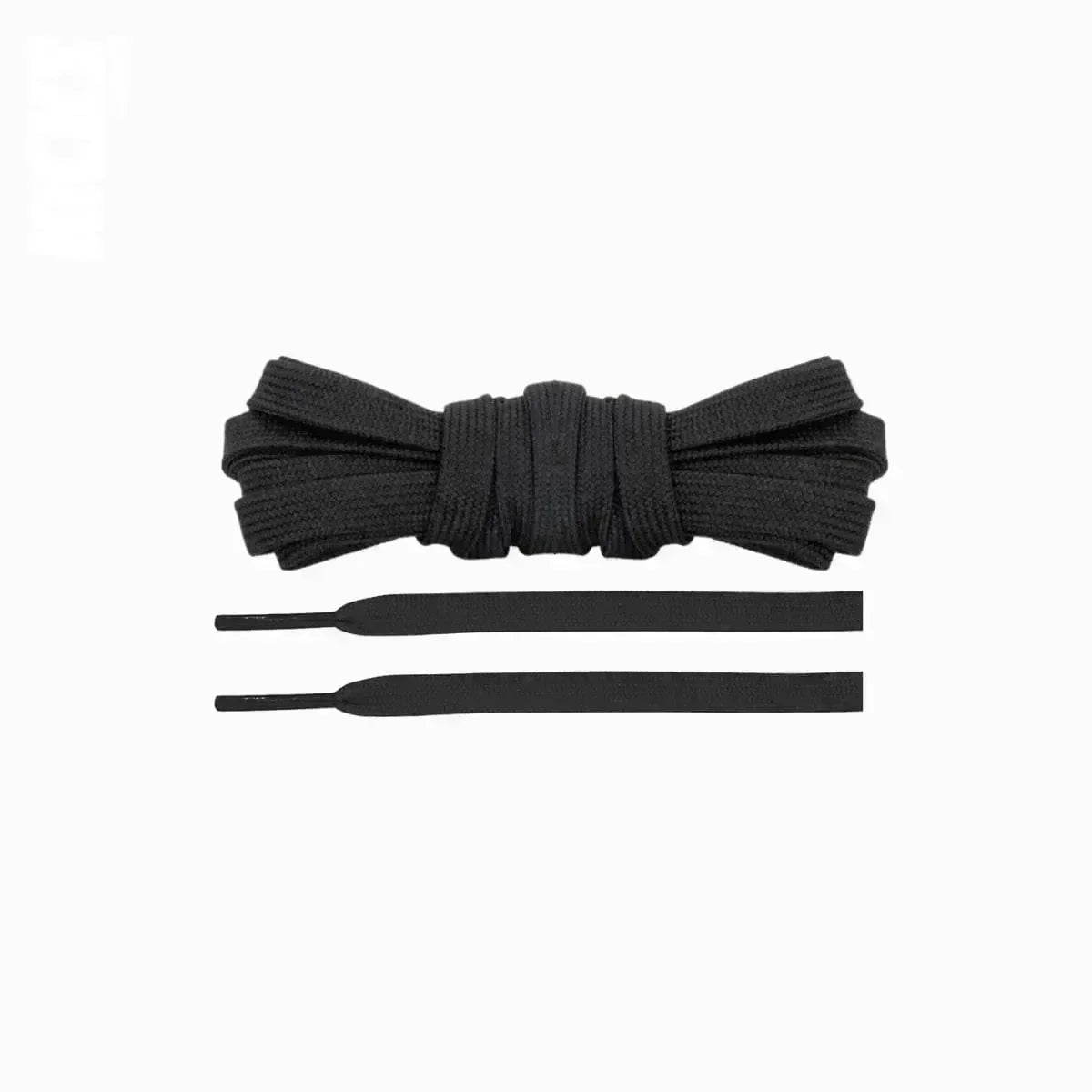 Black replacement laces for Adidas Copa Pure 3 Astro Turf soccer shoes by Kicks Shoelaces