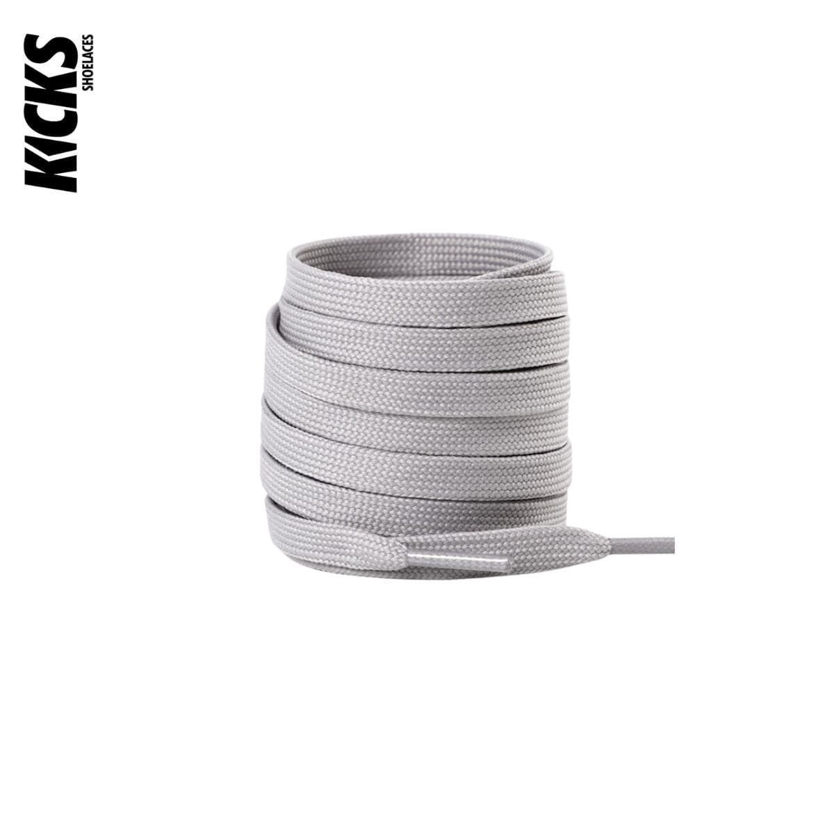 Light Grey Replacement Laces for Adidas EQT Sneakers by Kicks Shoelaces