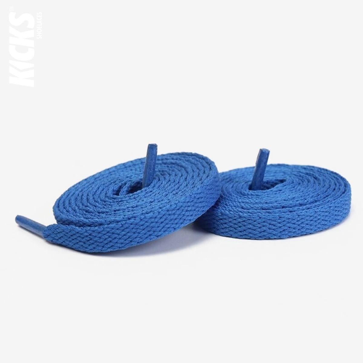 Adidas Galaxy 7 royal blue replacement shoe laces by Kicks Shoelaces