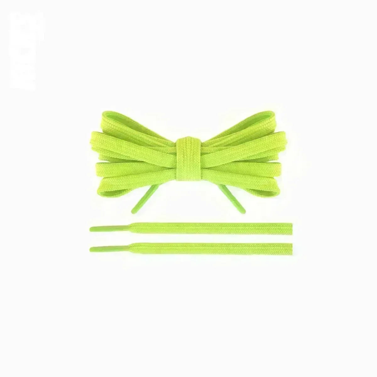 Neon yellow replacement laces for Asics Hyper Speed running shoes by Kicks Shoelaces.