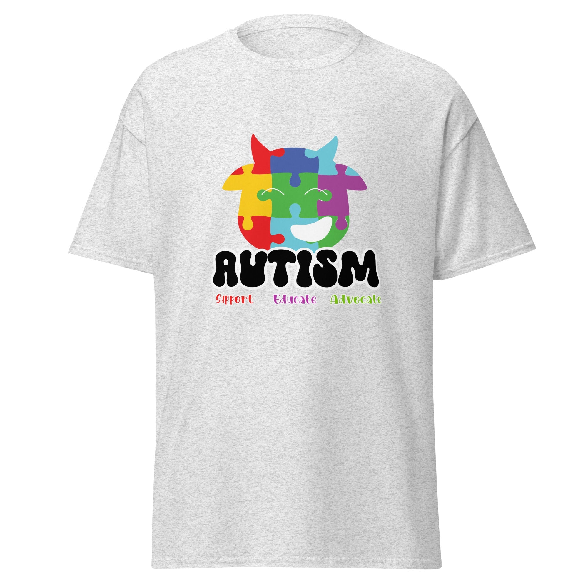 Autism Advocate Mens Custom T Shirt - Kicks Shoelaces