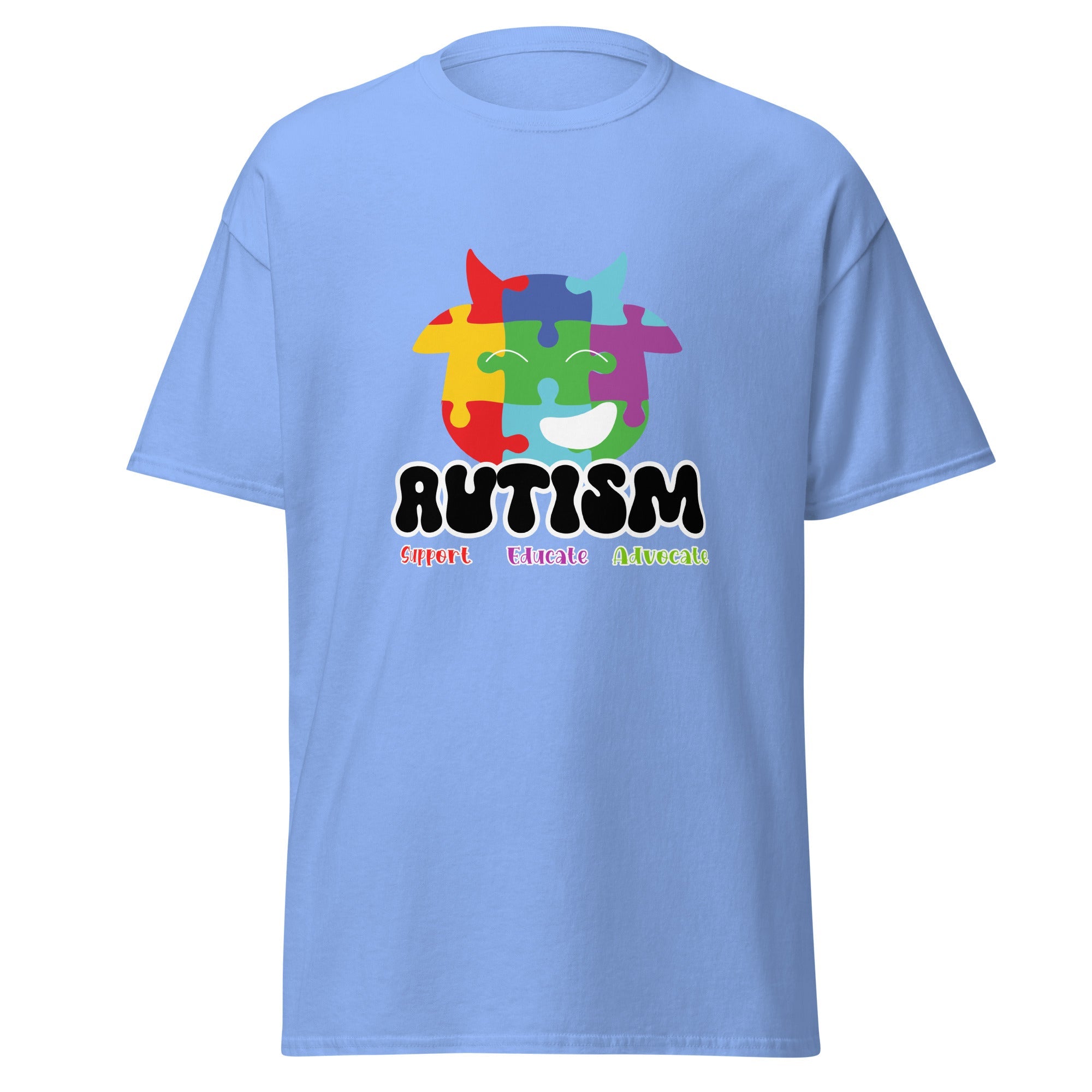 Autism Advocate Mens Custom T Shirt - Kicks Shoelaces