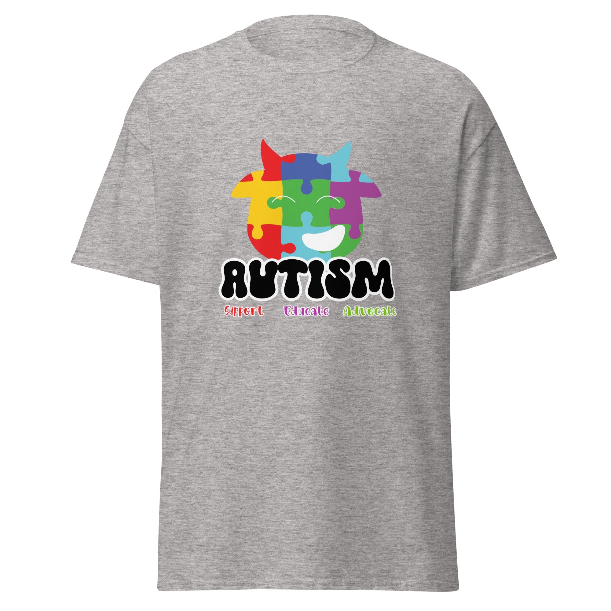 Autism Advocate Mens Custom T Shirt - Kicks Shoelaces